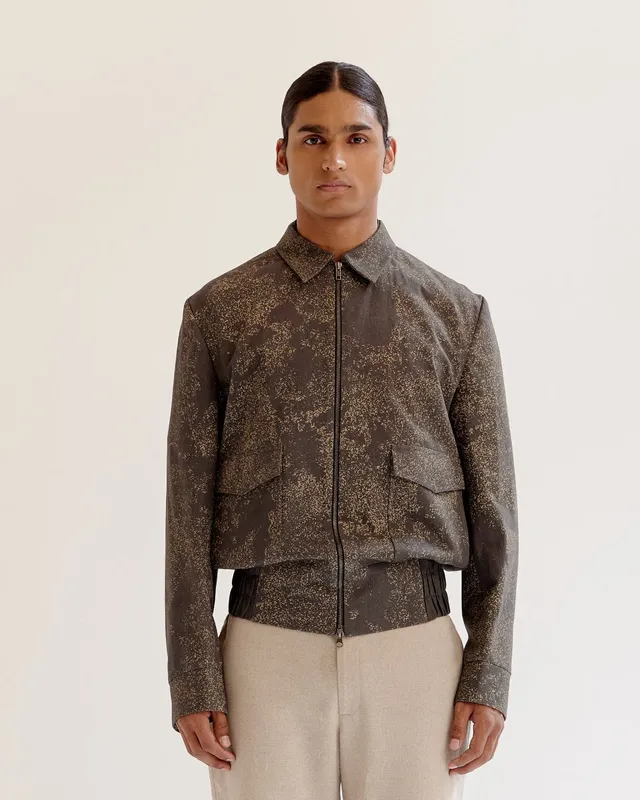 COUNTRYMADE Jackets Sandstorm Bomber Jacket veste bomber en denim imprimé