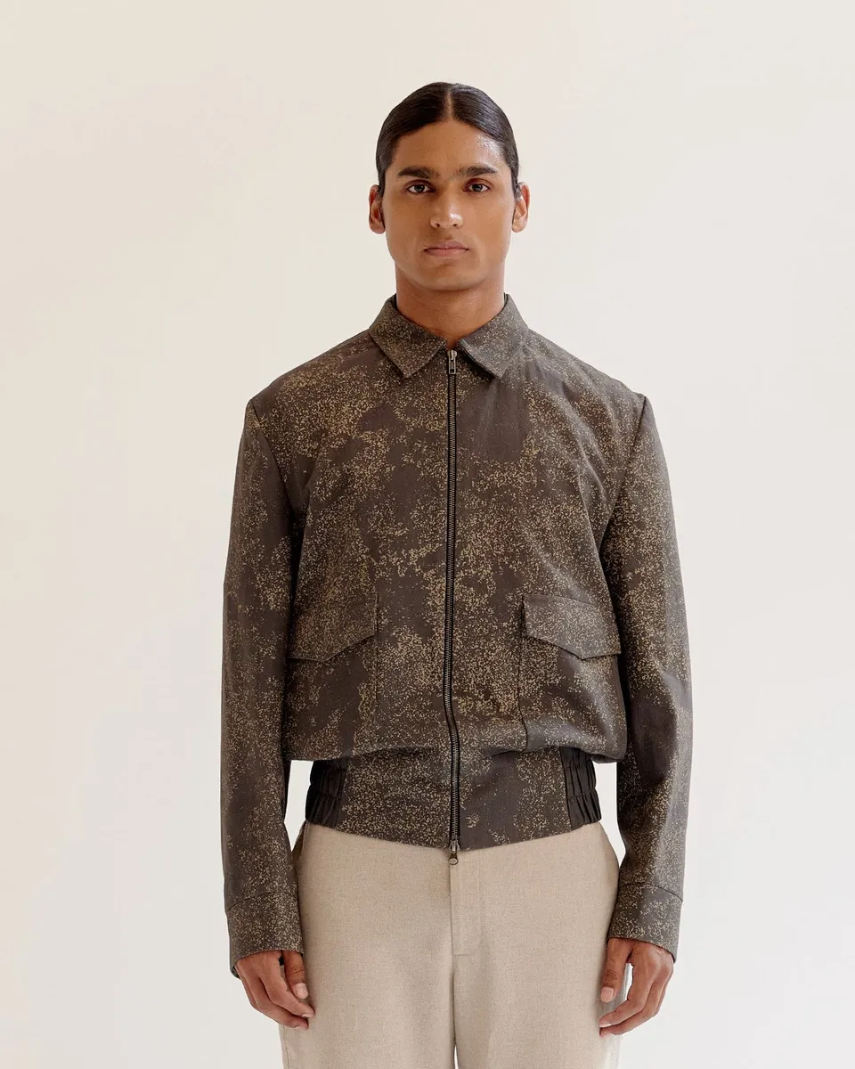 COUNTRYMADE Jackets Sandstorm Bomber Jacket veste bomber en denim imprimé