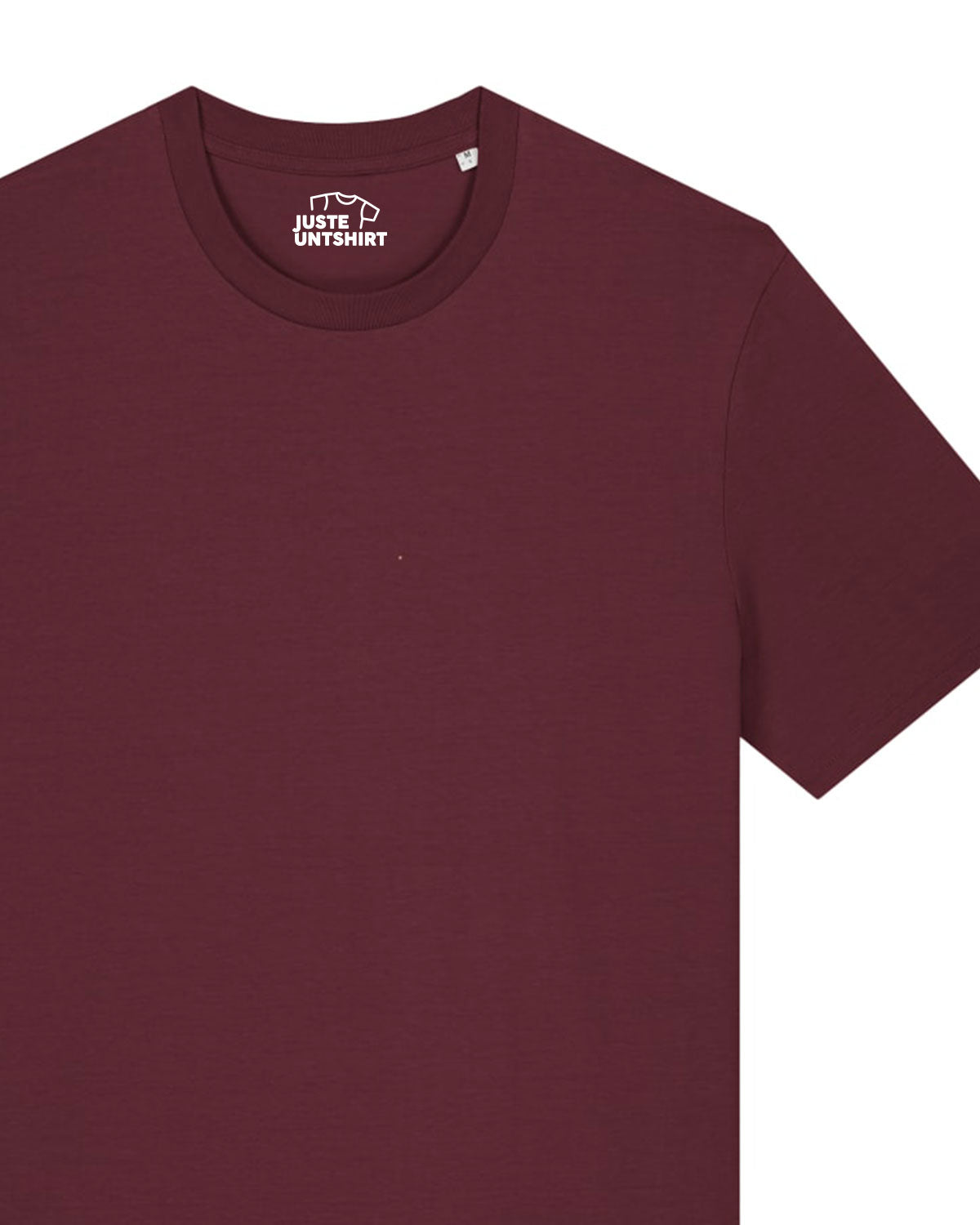 Juste Un T-shirt Personnalisation Personnalisé t-shirt blanc brodé en coton bio