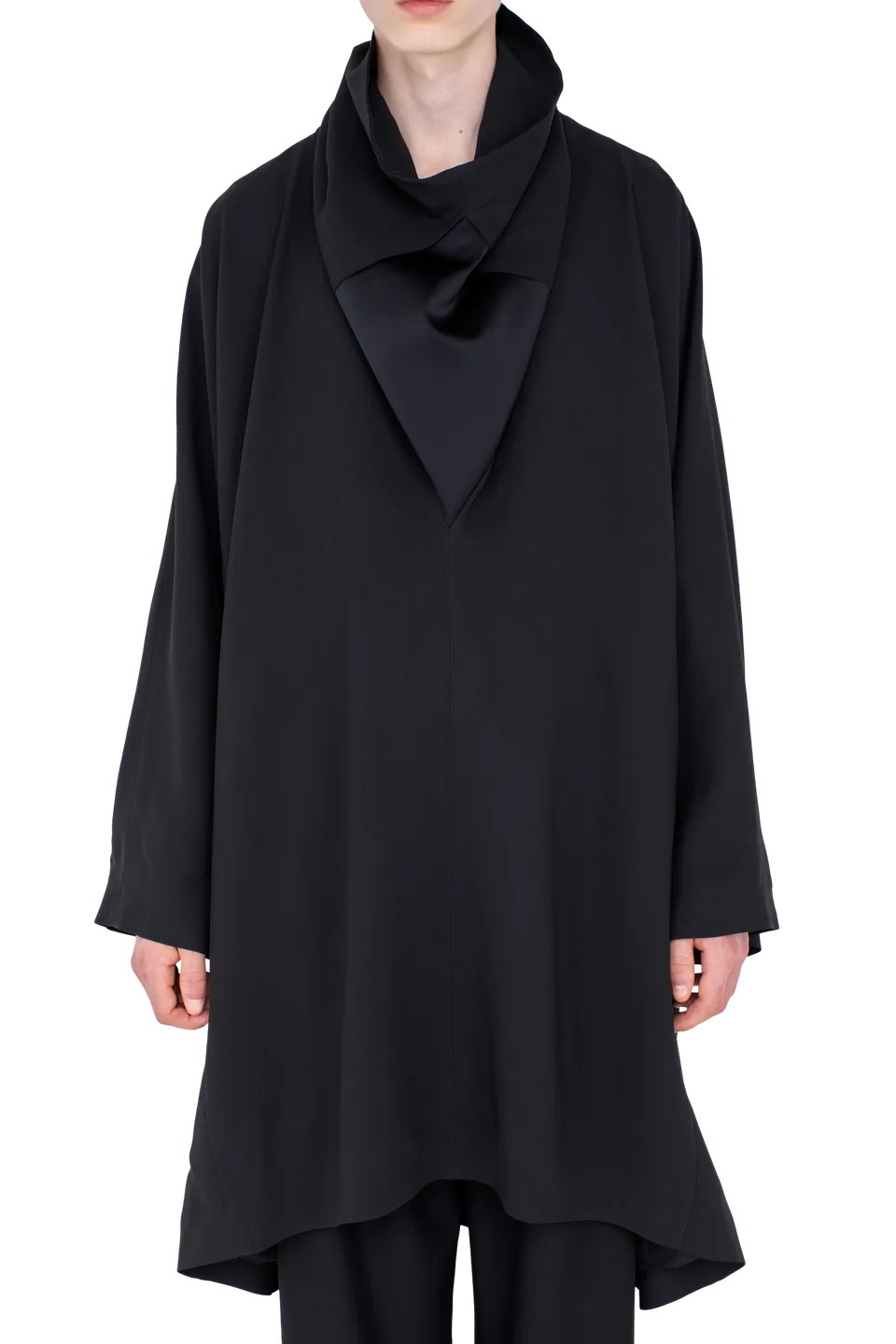 Kiko Kostadinov Tops MODER Tunic tunique Slate Black viscose