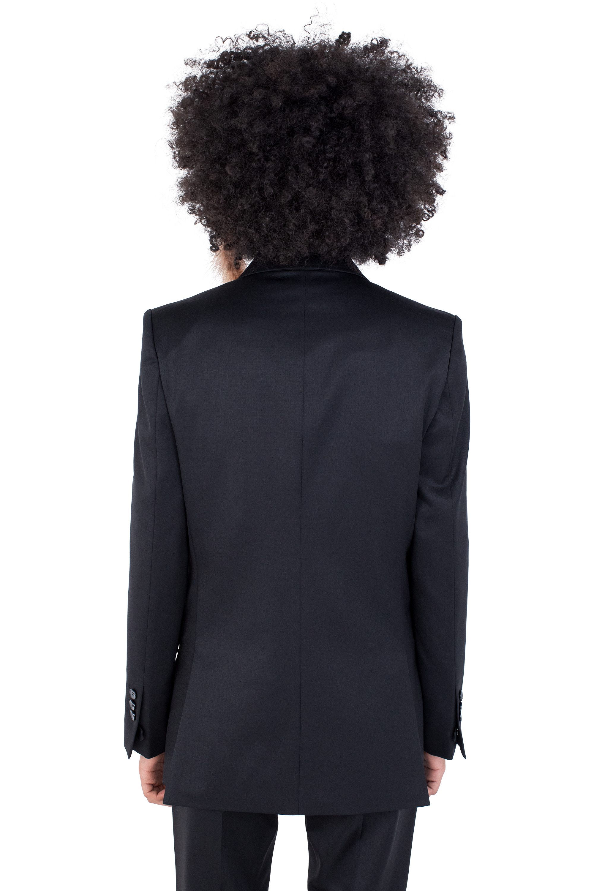 Kiko Kostadinov Outerwear EGRET Tailored Jacket veste Jet Black 34-42 laine