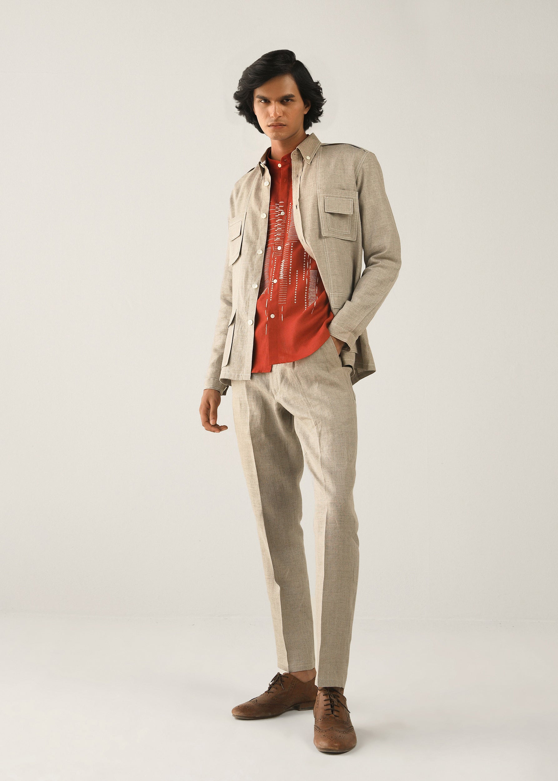 COUNTRYMADE Shirts Hemp Overshirt surchemise XS naturelle en chanvre