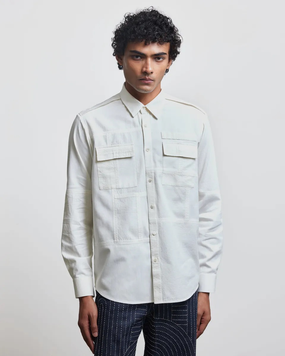 COUNTRYMADE Shirts RIPSTOP WORKWEAR SHIRT chemise ripstop brodée