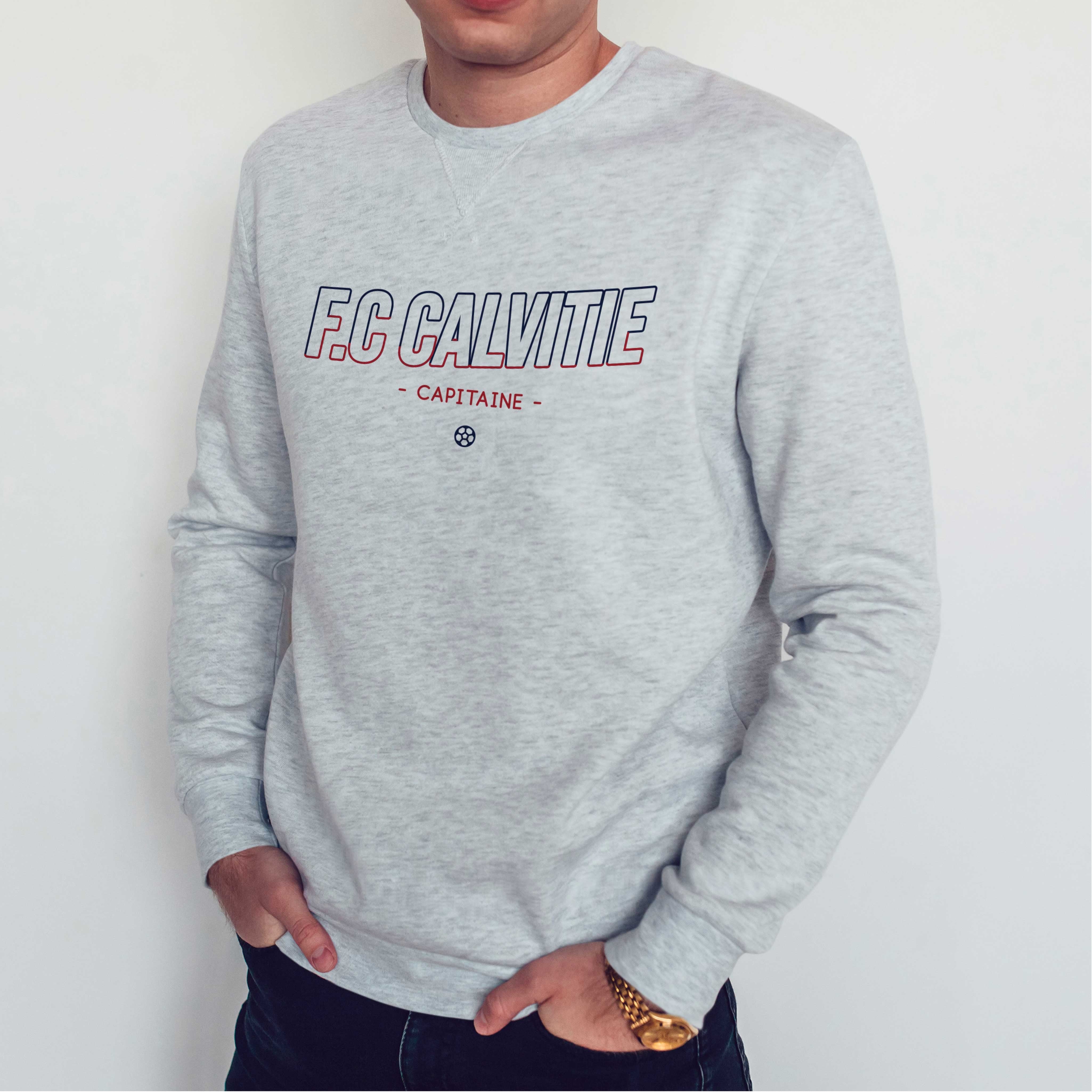 Juste Un T-shirt Sweats Imprimés F.C Calvitie sweat-shirt homme