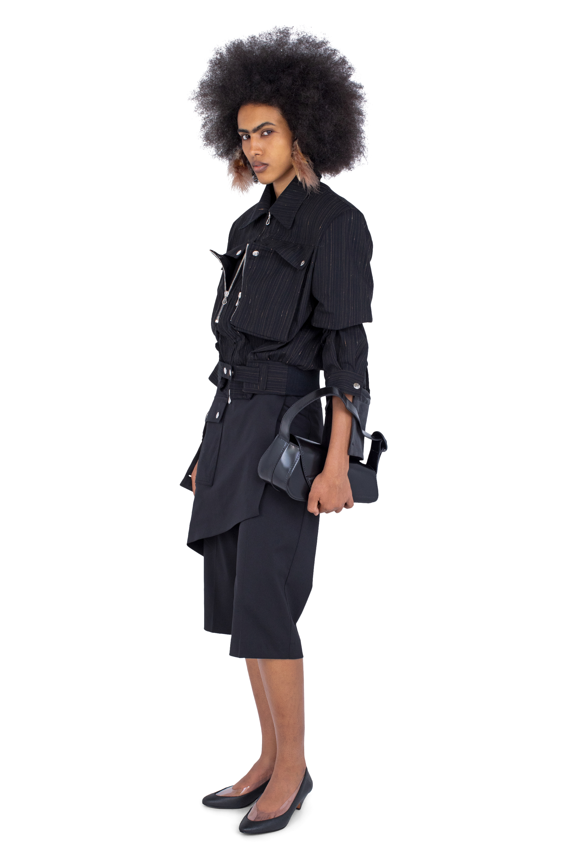 Kiko Kostadinov Outerwear PEREGRINE Jacket veste Charcoal / Rose en coton