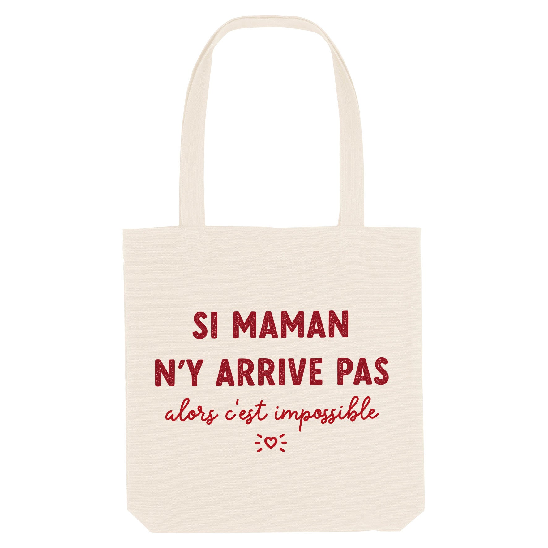 Juste Un T-shirt Tote Bags Si maman n'y arrive pas tote bag maman