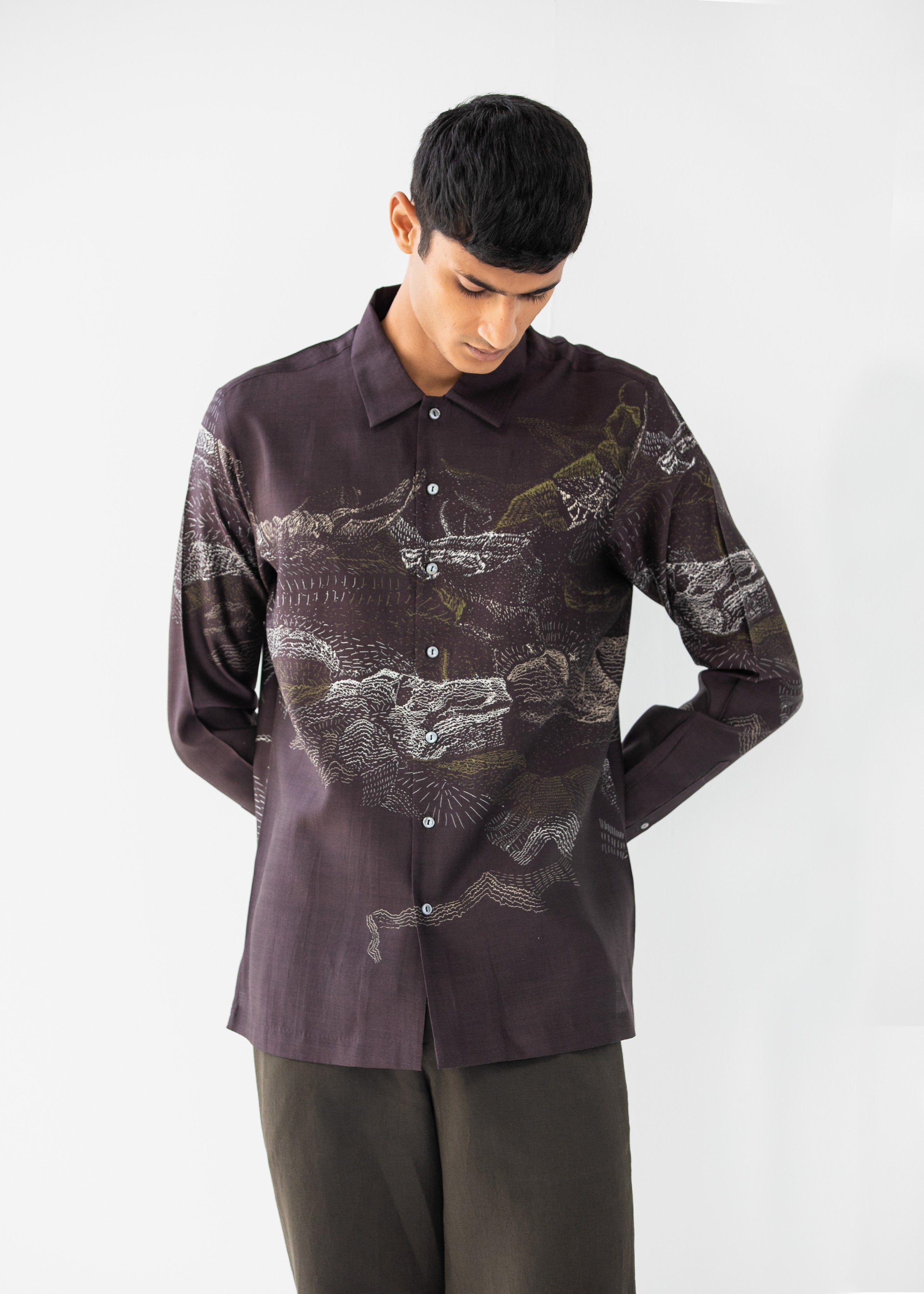 COUNTRYMADE Shirts DUNKIRK SHIRT chemise en soie