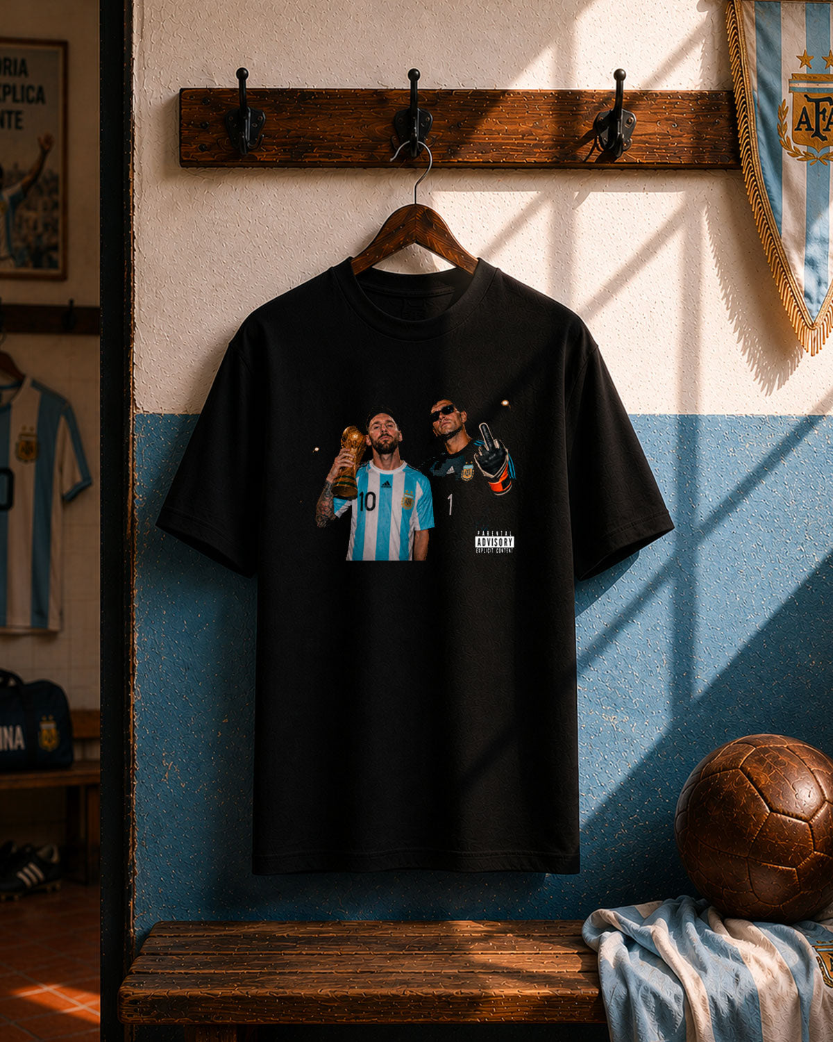 Juste Un T-shirt T-shirts Imprimés Coupe du Monde 2026 - Argentine t-shirt blanc