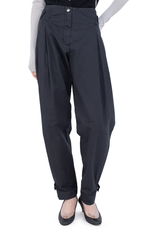 Kiko Kostadinov Bottoms PEREGRINE Trouser pantalon Stone Washed Charcoal coton