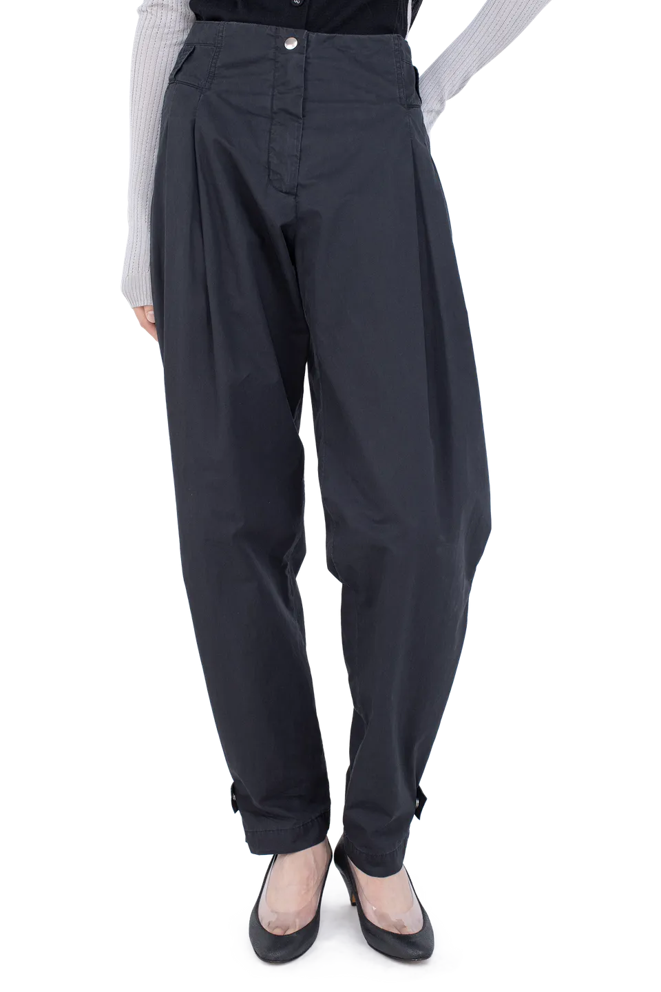 Kiko Kostadinov Bottoms PEREGRINE Trouser pantalon Stone Washed Charcoal coton
