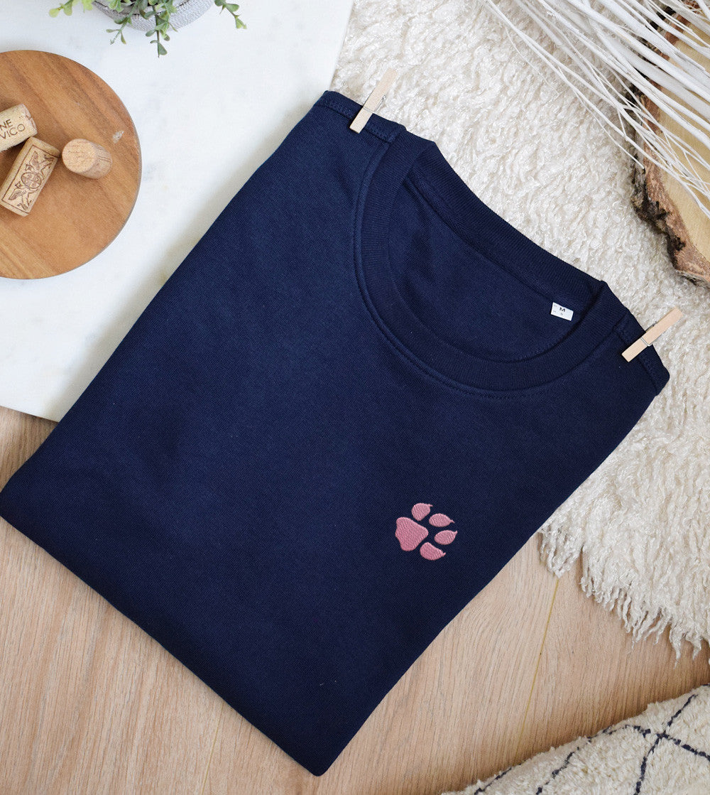 Juste Un T-shirt Sweats Brodés Griffe sweat brodé homme coton biologique