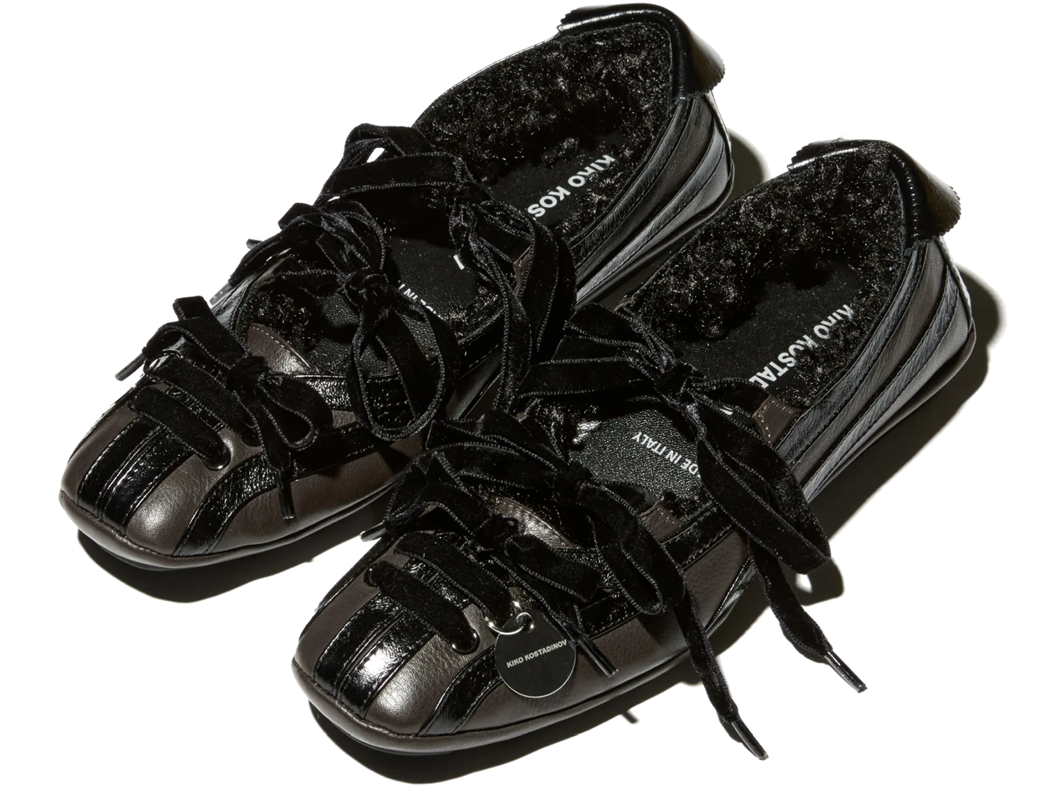 Kiko Kostadinov Shoes LELLA Hybrid Ballerina ballerines Umber / Black