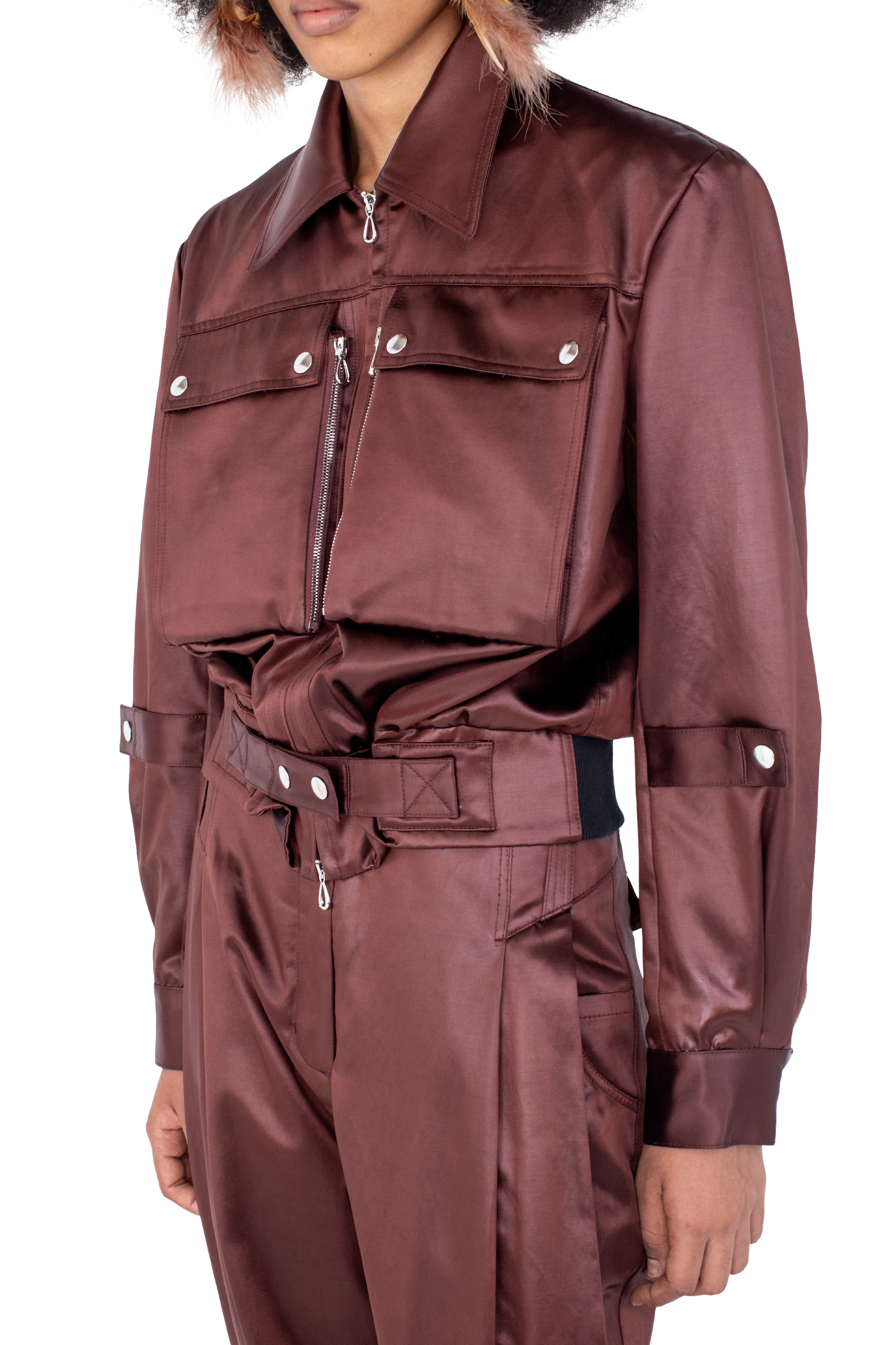 Kiko Kostadinov Outerwear PEREGRINE Jacket veste Burnt Umber utilitaire