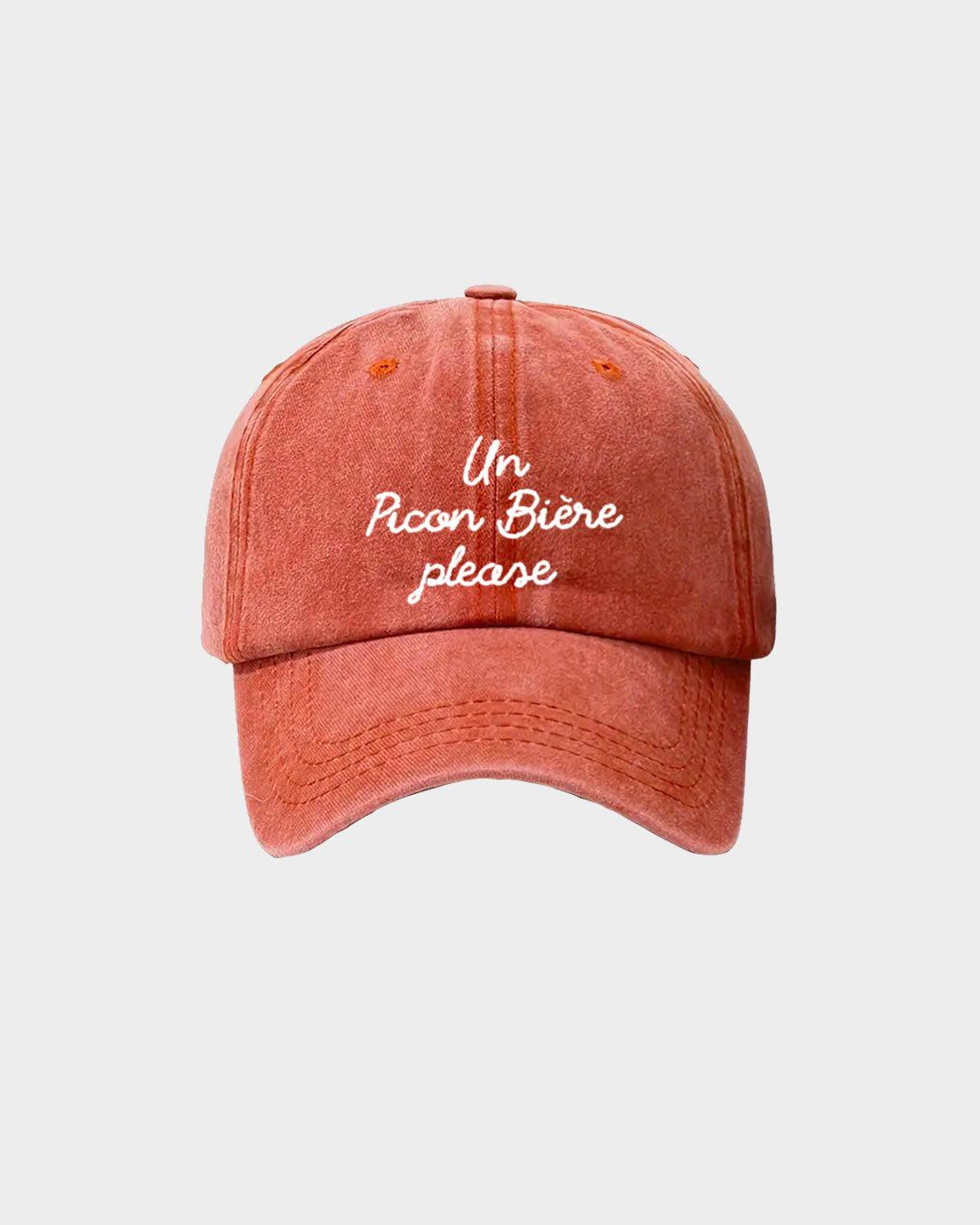 Juste Un T-shirt Casquettes Picon Bière Please casquette coton brodée