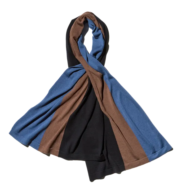 Kiko Kostadinov Accessories SIGO Knit Scarf écharpe Brown Tencel soie