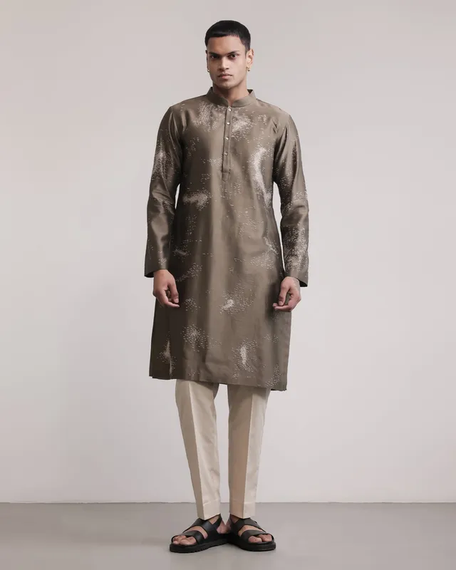 COUNTRYMADE Kurtas Trail Drift Kurta Set ensemble kurta en soie Chanderi