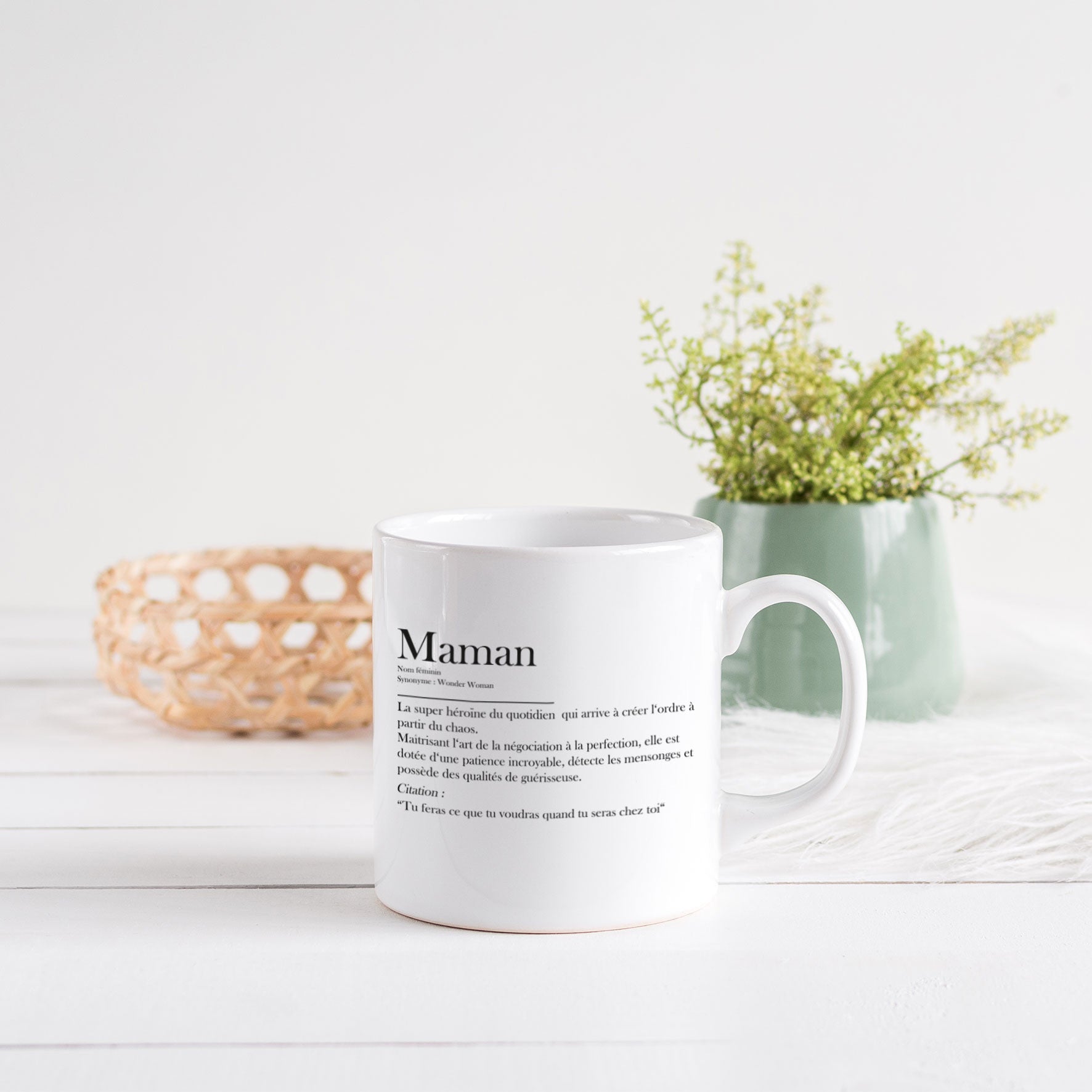 Juste Un T-shirt Mugs Définition maman mug anse classique
