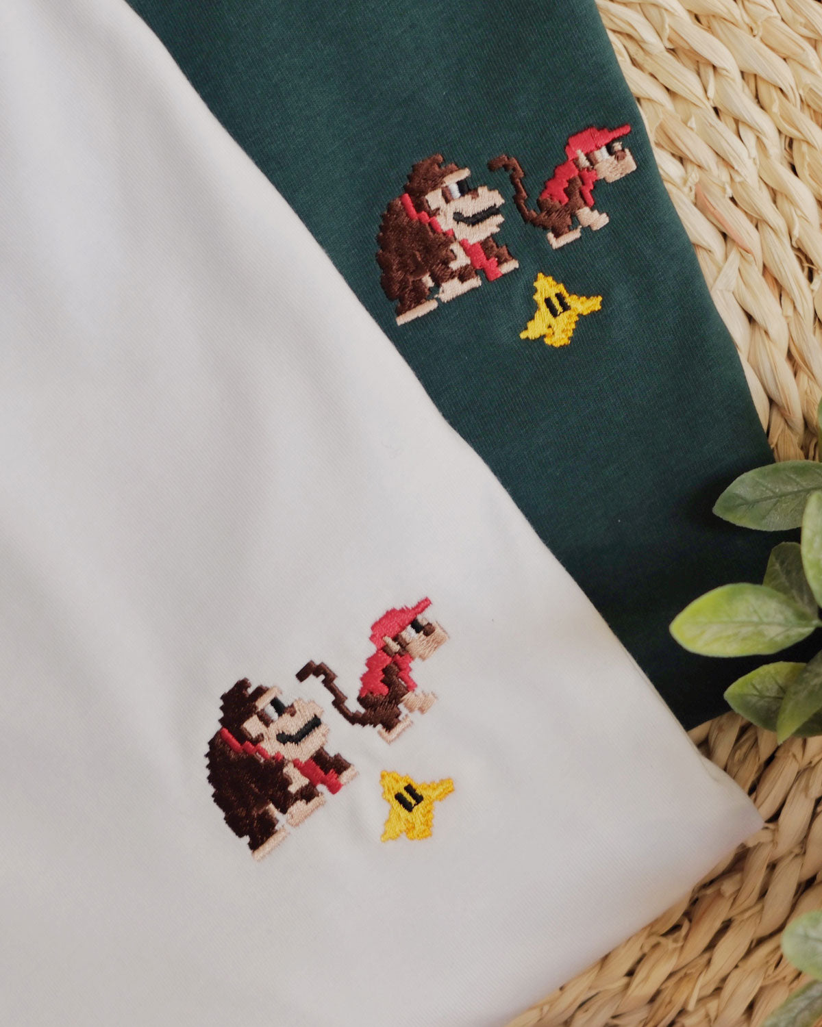 Juste Un T-shirt T-shirts Brodés DK brodé Donkey Kong