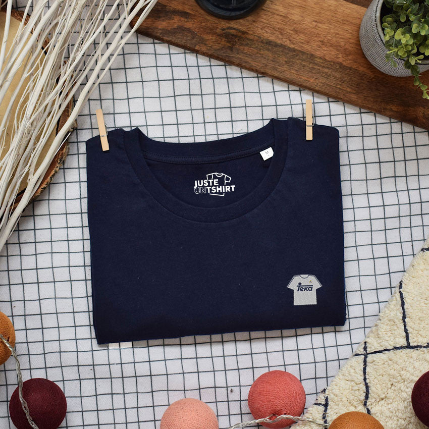 Juste Un T-shirt T-shirts Brodés Real Madrid t-shirt blanc homme