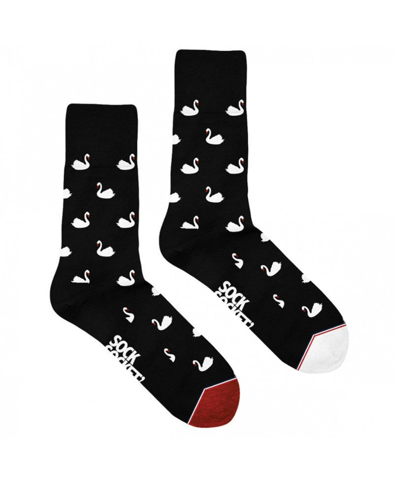 Juste Un T-shirt Chaussettes x Socksocket Les Blanche chaussettes 36/40-41/46 cygnes blancs