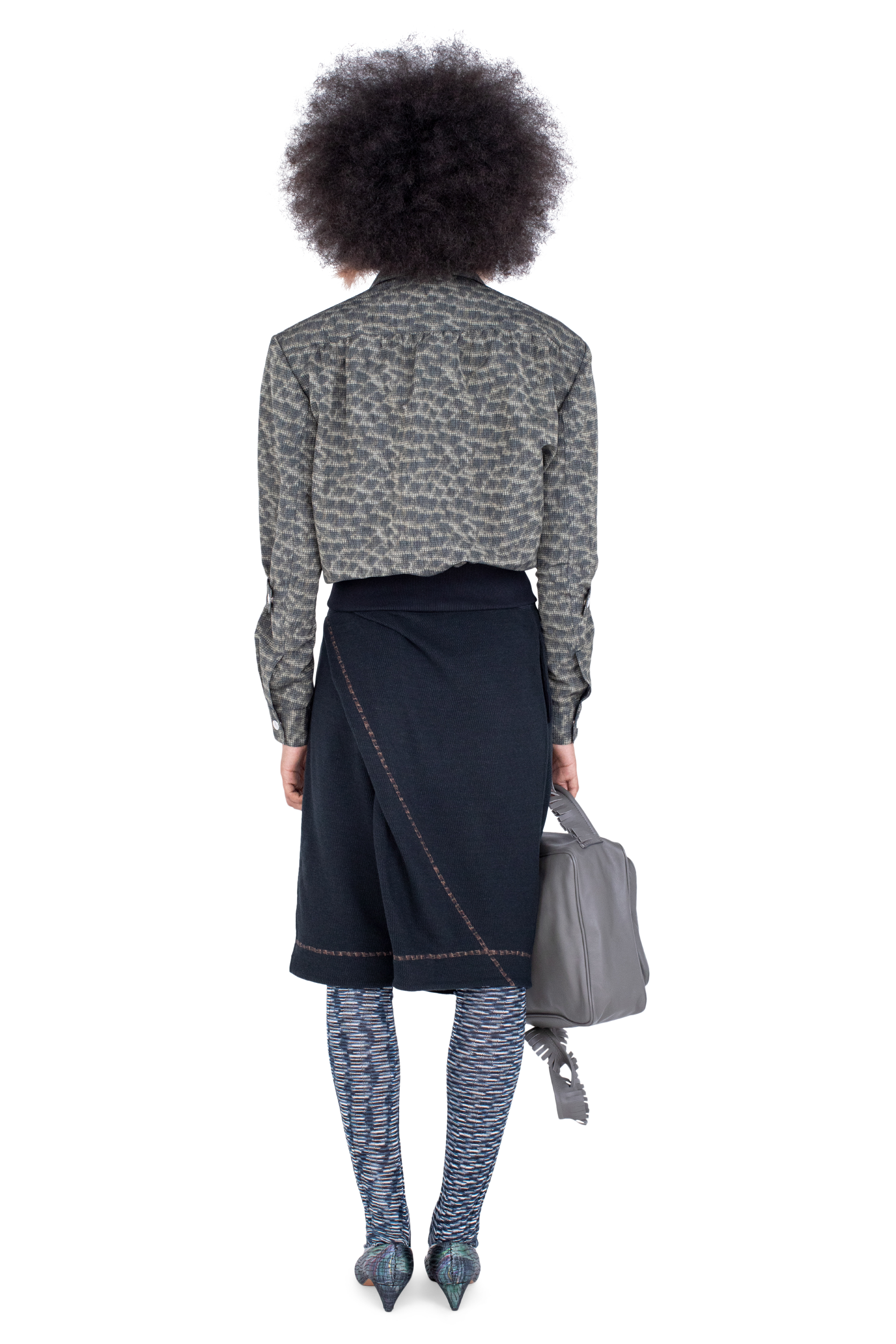 Kiko Kostadinov Outerwear PEREGRINE Jacket veste imprimé plumes réglable