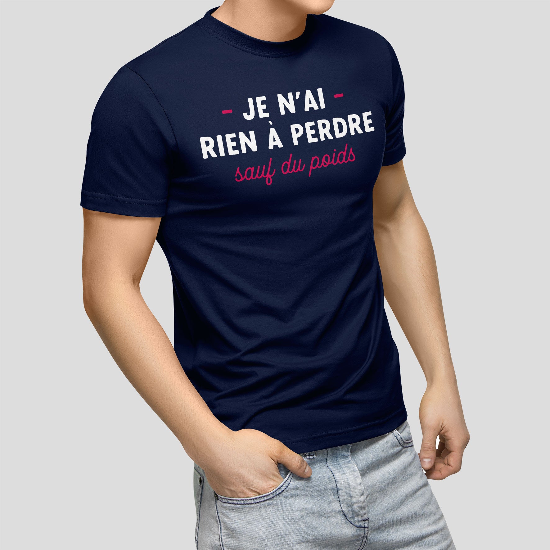 Juste Un T-shirt T-shirts Imprimés J'ai rien à perdre t-shirt homme