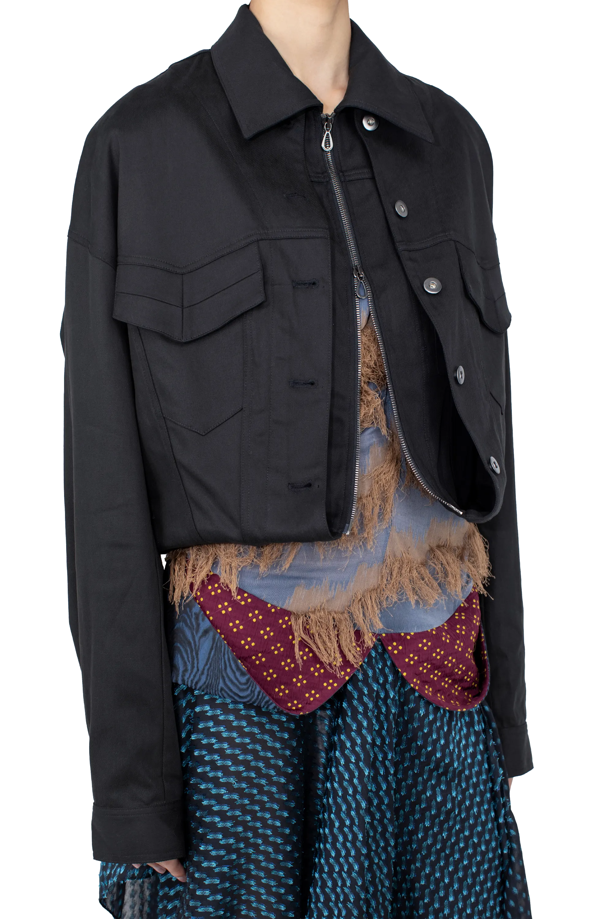 Kiko Kostadinov Outerwear CENTENNIAL Jacket veste anthracite Tencel