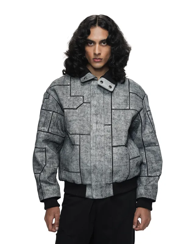 COUNTRYMADE Jackets Fuselage Bomber veste bomber en denim de coton sur commande