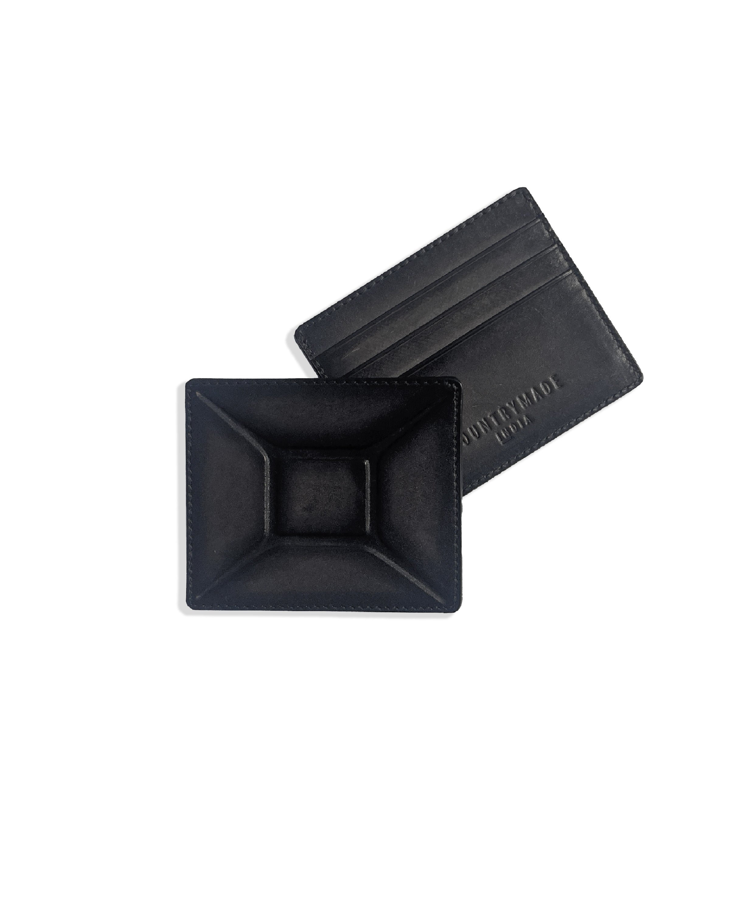 COUNTRYMADE Countrymade Leather Goods Jerrycan Cardholder porte-cartes en cuir patiné