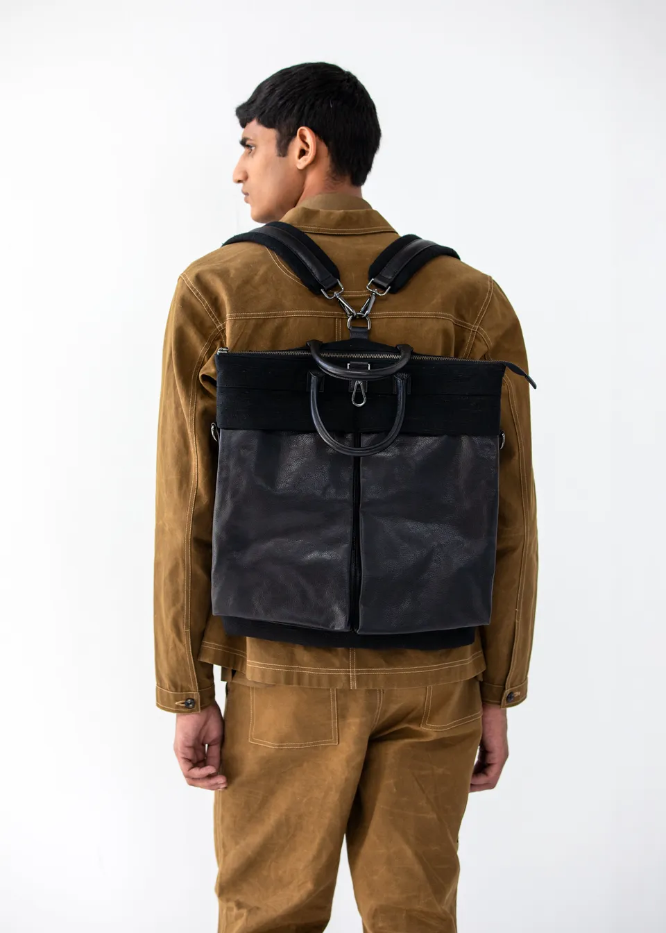 COUNTRYMADE Countrymade Leather Goods Helmet Bag sac cuir fait main