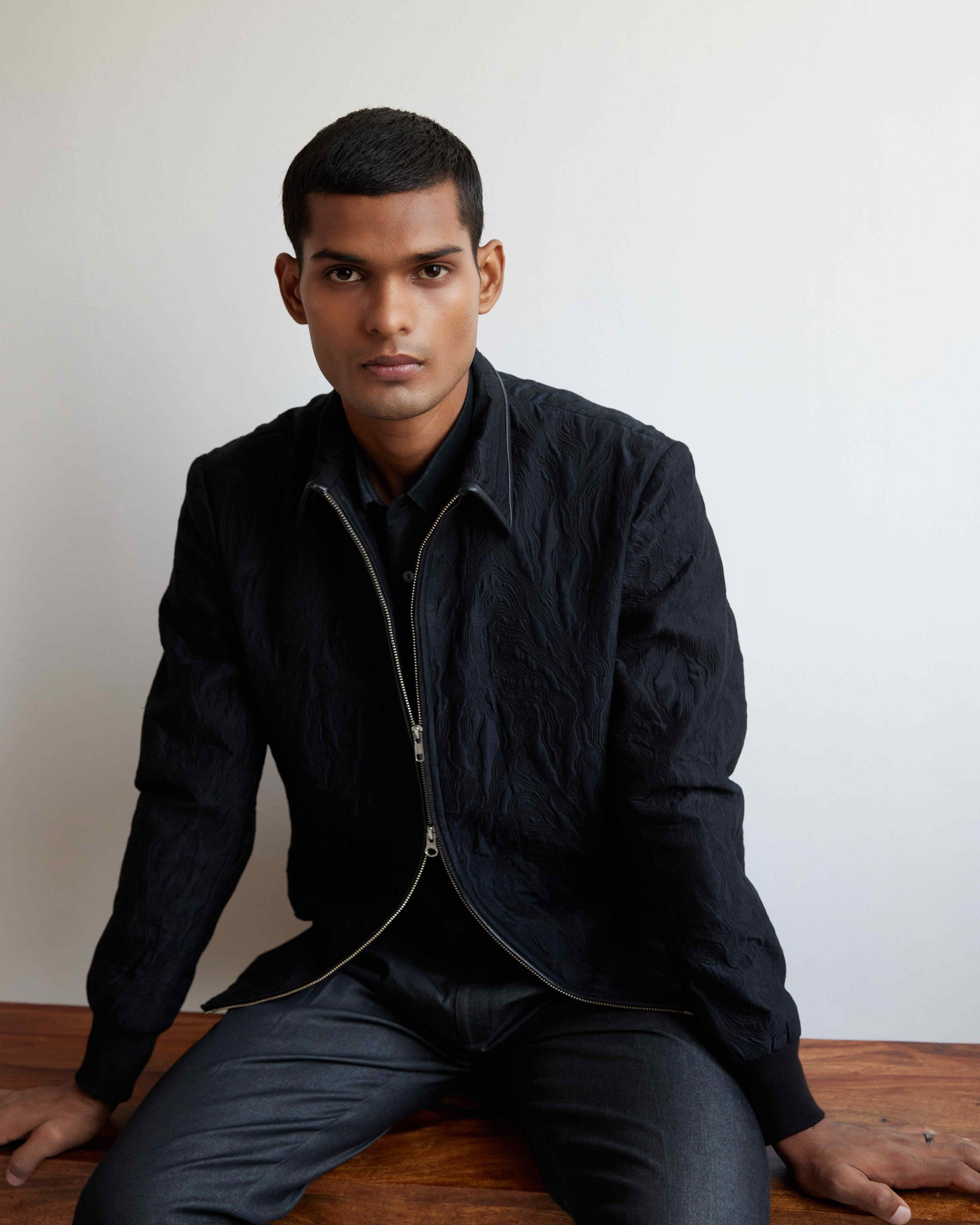 COUNTRYMADE Jackets Infinity Quilted Bomber Jacket bomber matelassé noir