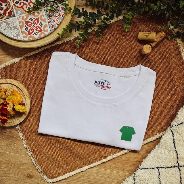 Juste Un T-shirt T-shirts Brodés Saint Etienne T-shirt brodé football