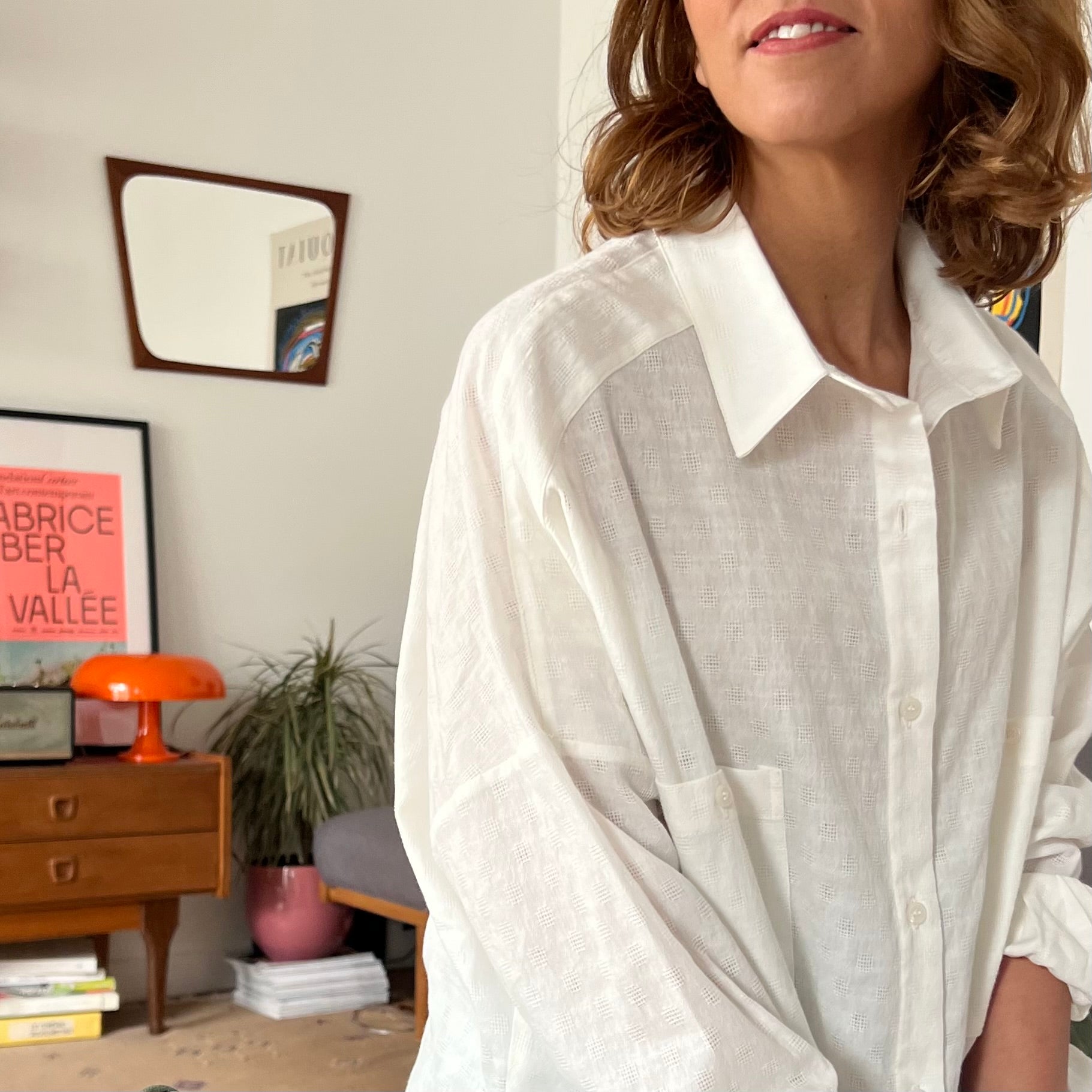 PANTRUCHE Chemises HOLIDAY chemise blanche oversize en coton
