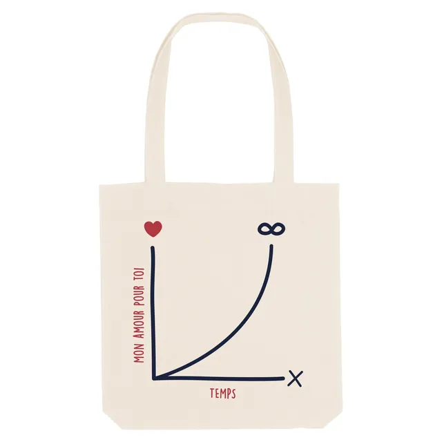 Juste Un T-shirt Tote Bags Le Graphique de L'A2mour tote bag