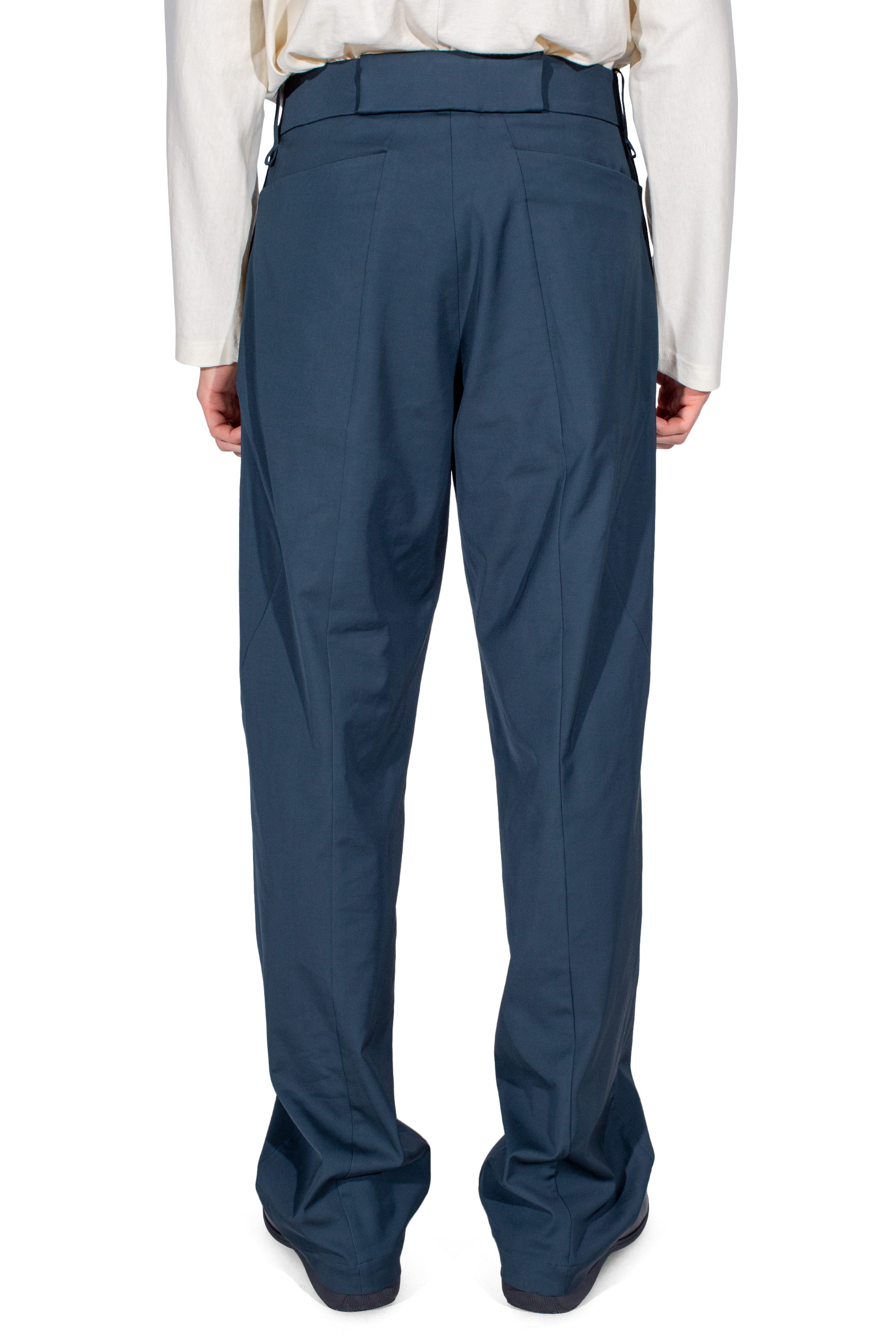 Kiko Kostadinov Bottoms ERDIKO Trousers pantalon bleu pétrole
