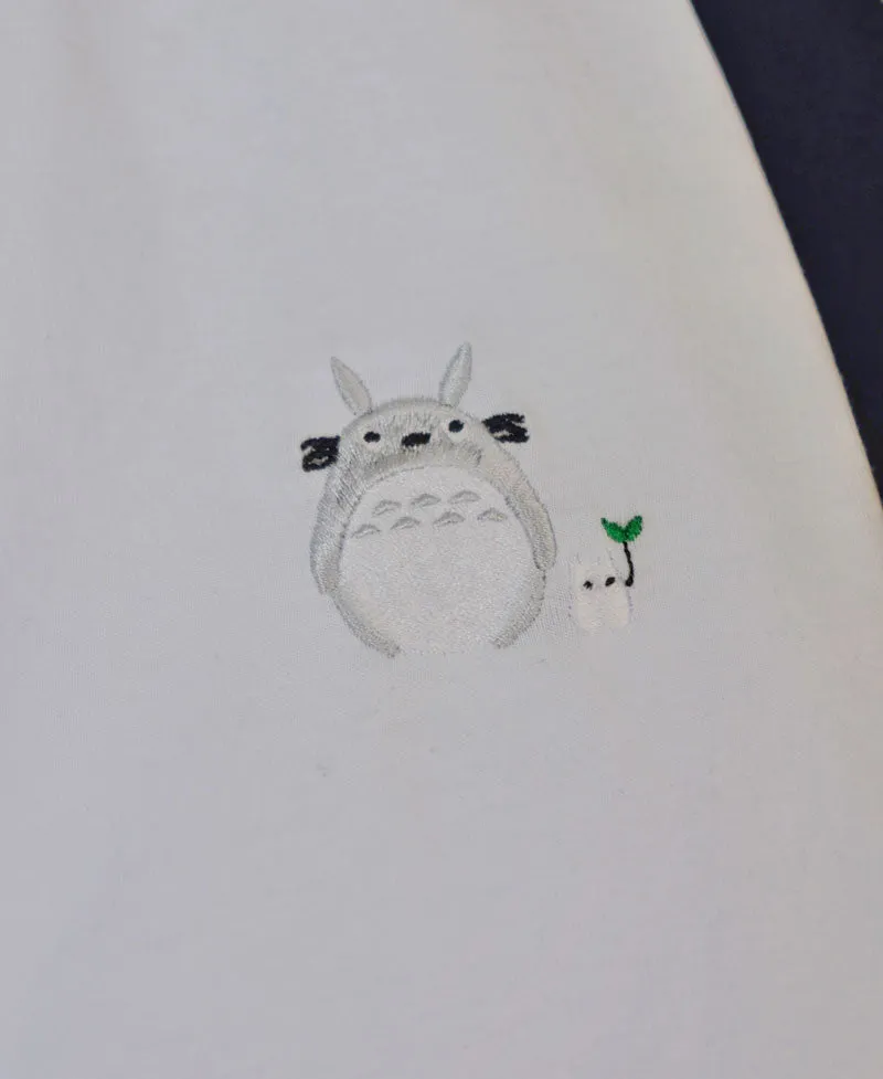 Juste Un T-shirt T-shirts Brodés Totoro t-shirt brodé