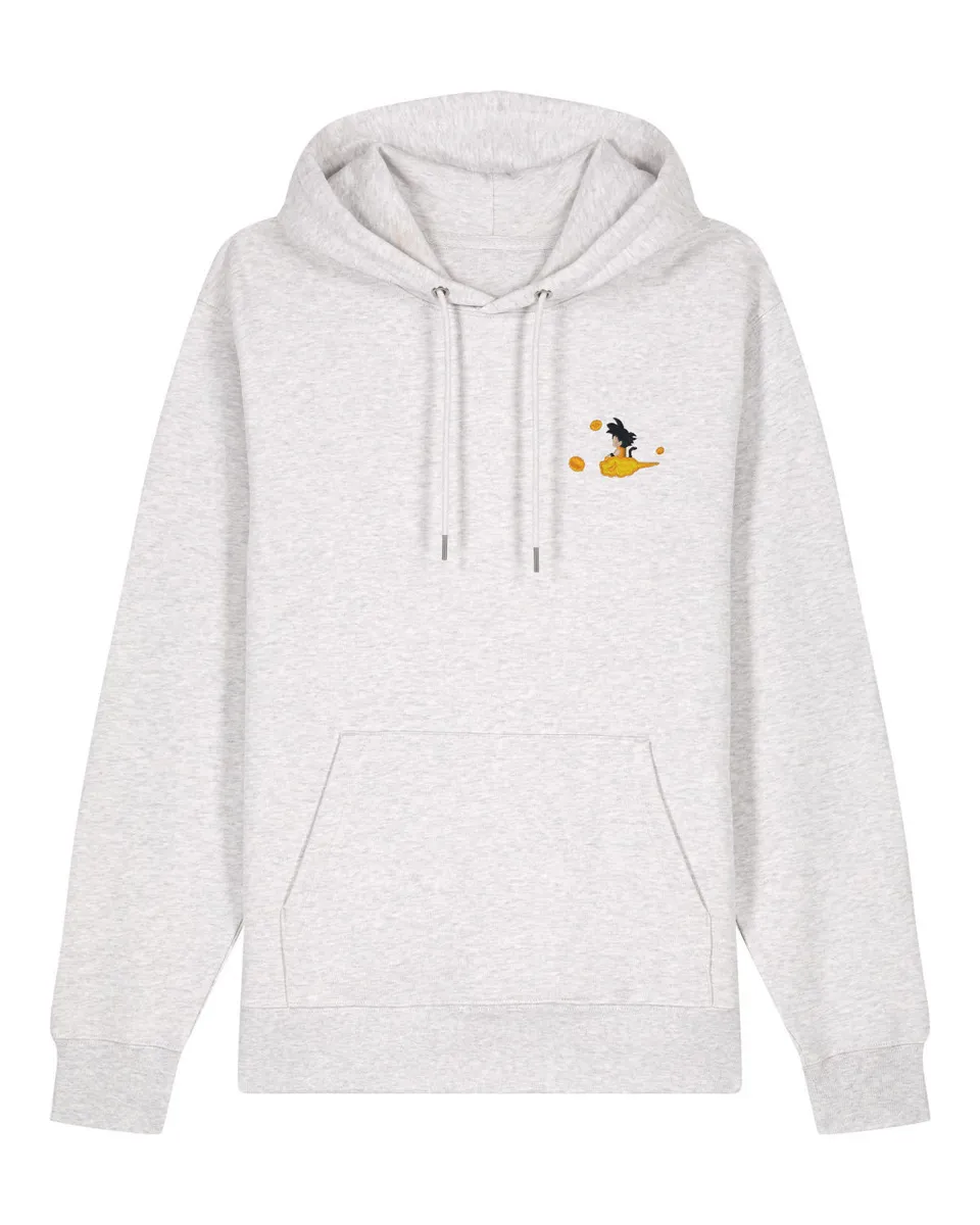 Juste Un T-shirt Sweats à Capuche Nuage sweat à capuche gris chiné