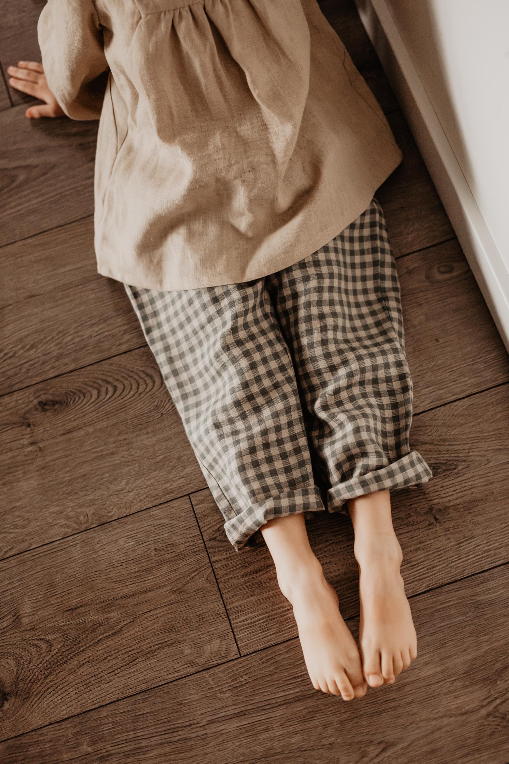 Laumė linen Kids Clothing Vėjopatis pantalon en lin enfant naturel