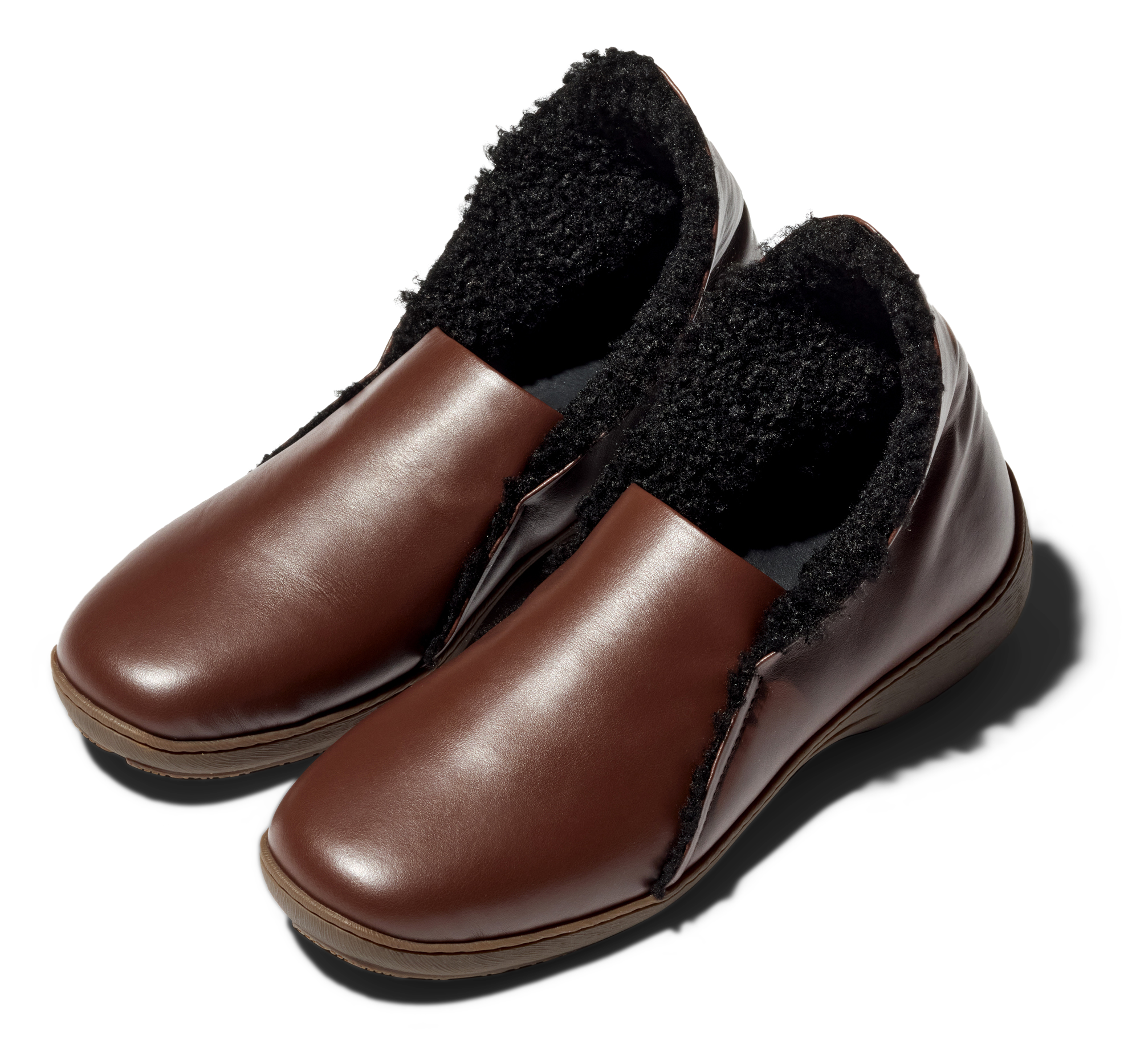 Kiko Kostadinov Shoes ISKAR Slip-on chaussures Terra cuir shearling