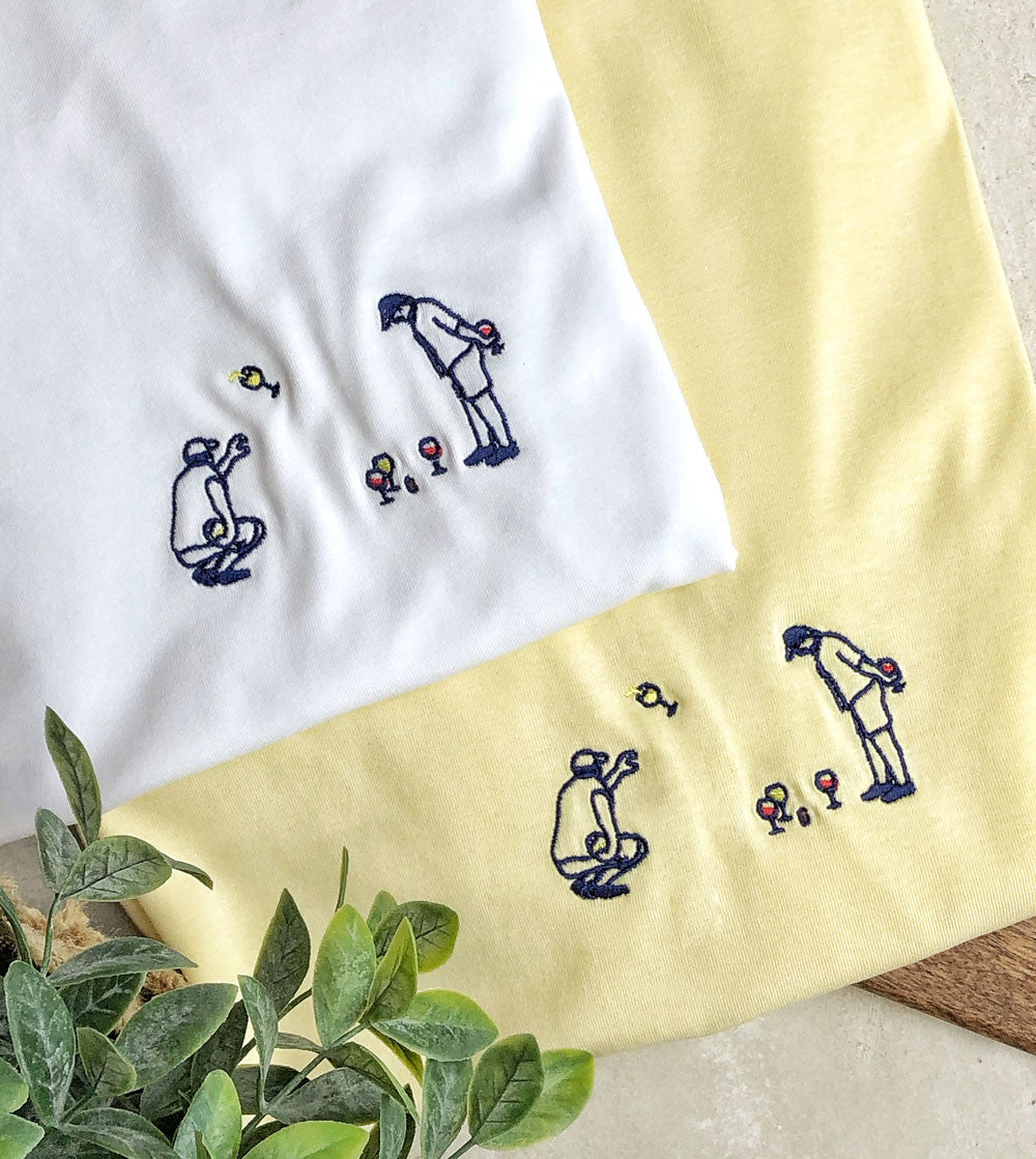 Juste Un T-shirt T-shirts Brodés Club Apéro t-shirt coton bio