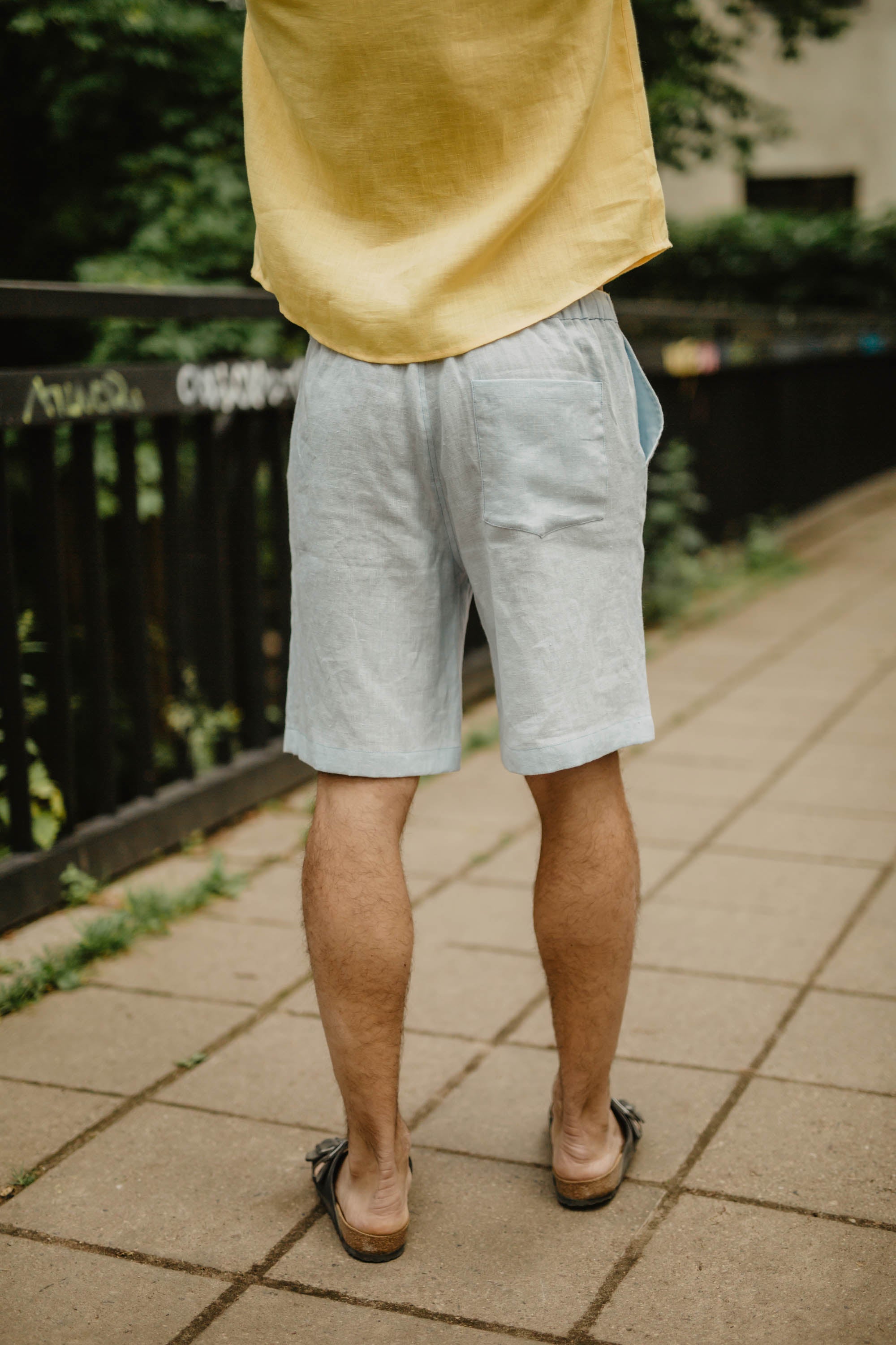 Laumė linen Men's clothing TIKLIS short en lin homme naturel