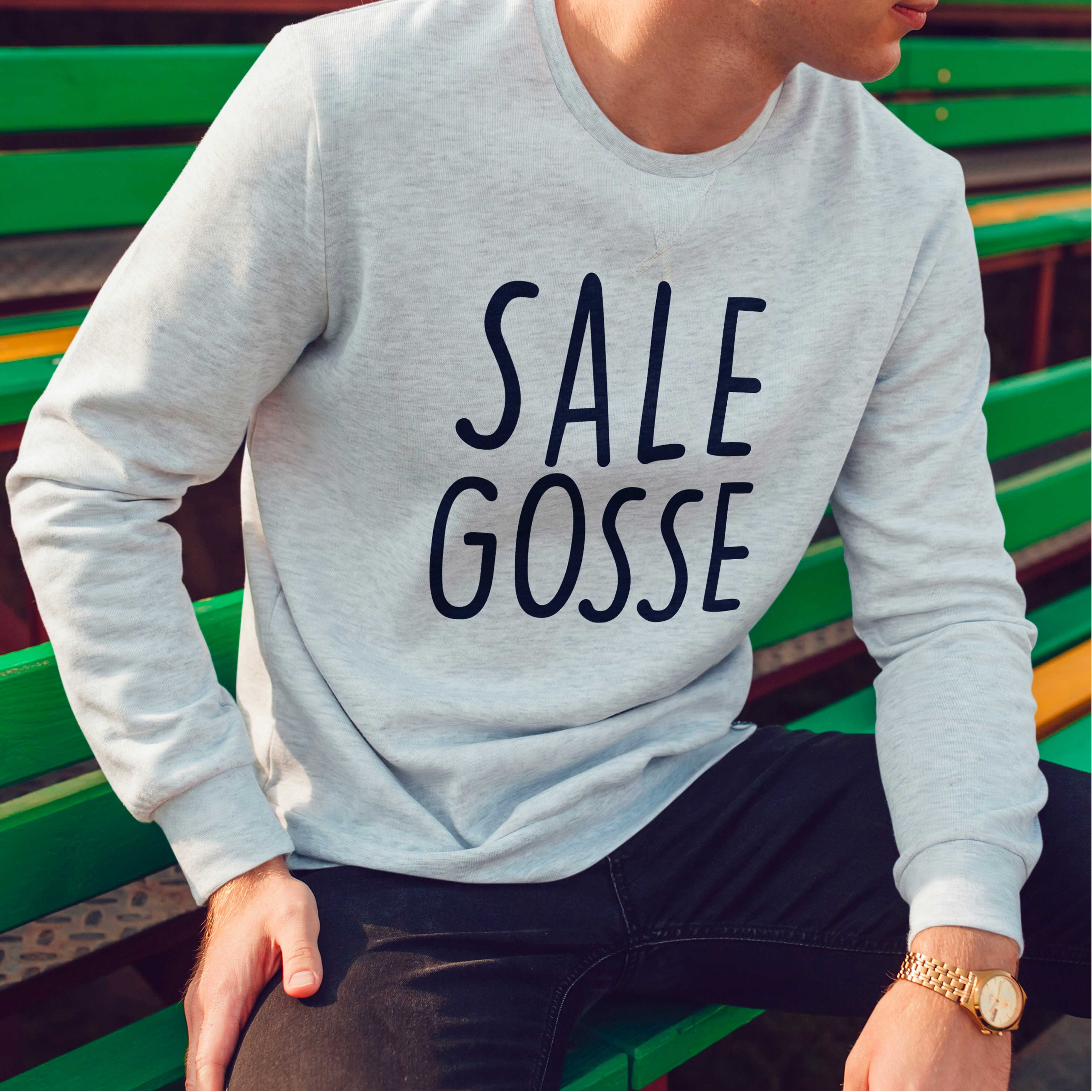 Juste Un T-shirt Sweats Imprimés Sale Gosse sweat homme