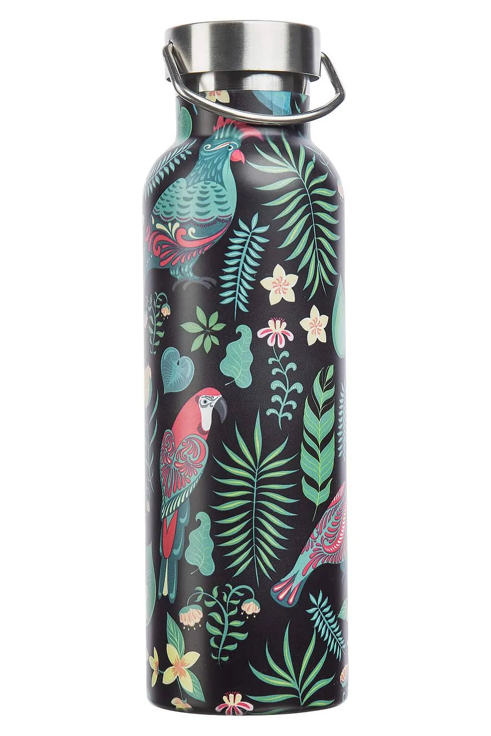 Sourire Multicolore Sacs et pochettes Gourde thermos perroquet gourde 600 ml en inox