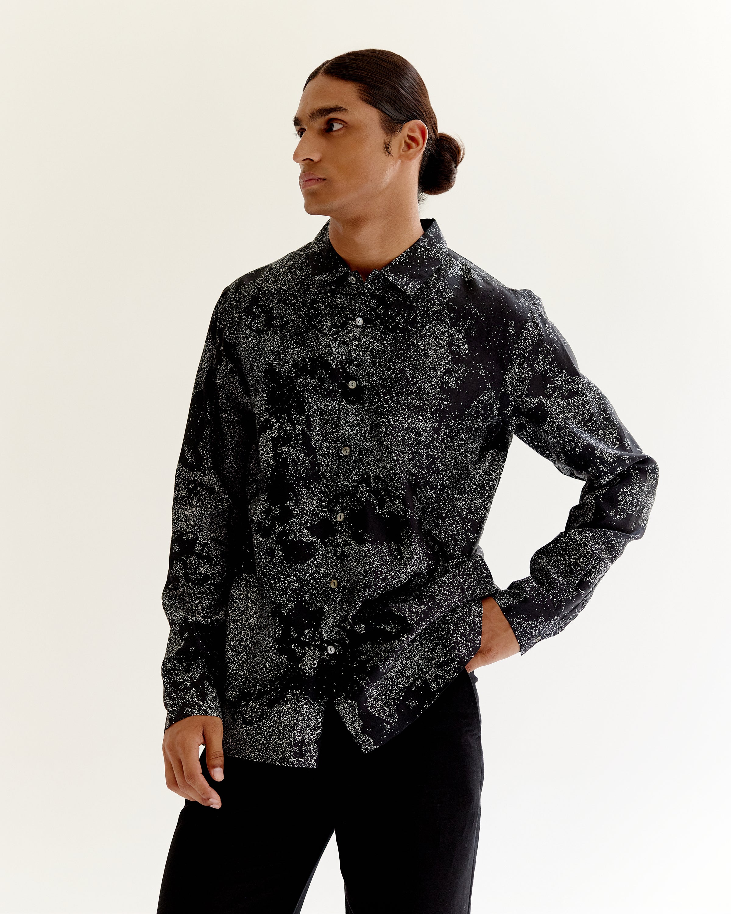 COUNTRYMADE Shirts Sandstorm Silk Shirt chemise en soie imprimée