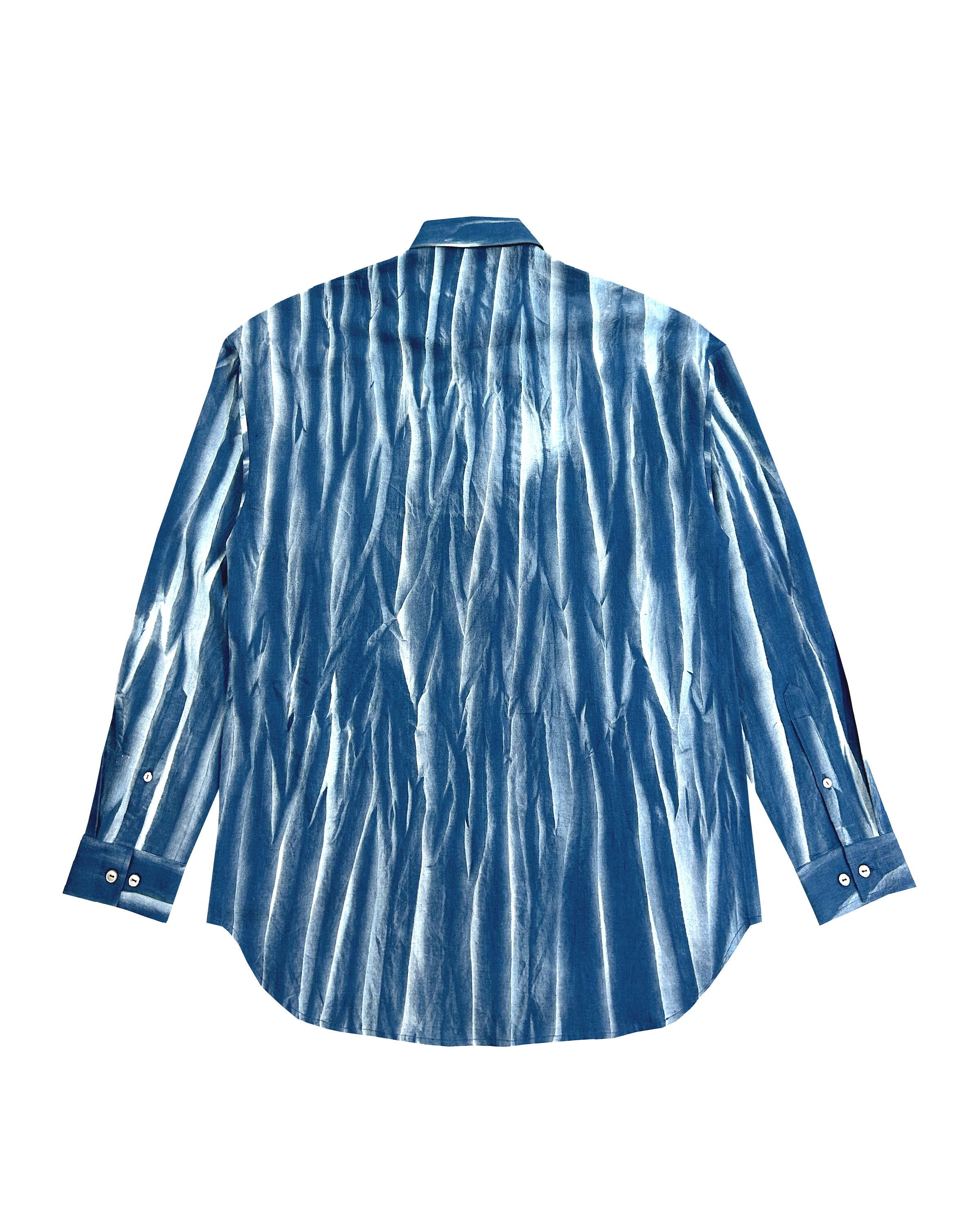 COUNTRYMADE Shirts Wrinkle Crease Batik Shirt chemise batik lin coton