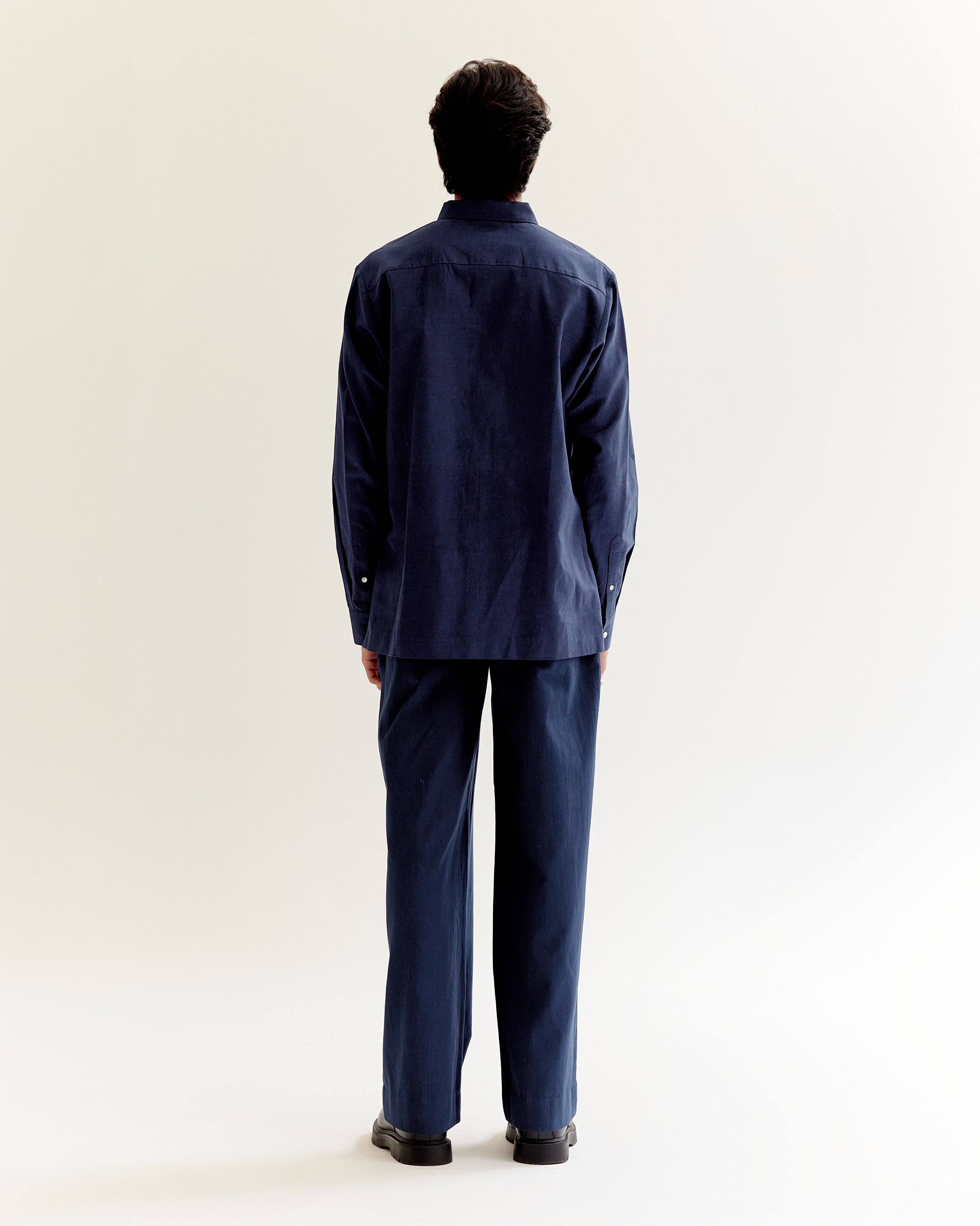 COUNTRYMADE Shirts Motion Blur Shirt chemise en lin brodée
