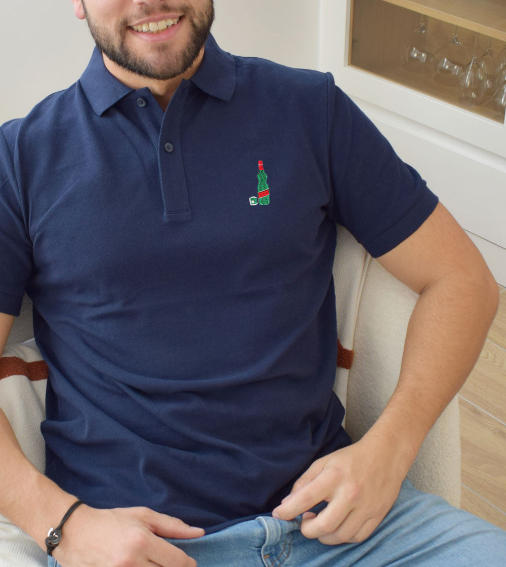 Juste Un T-shirt Polos Get 27 polo brodé apéro