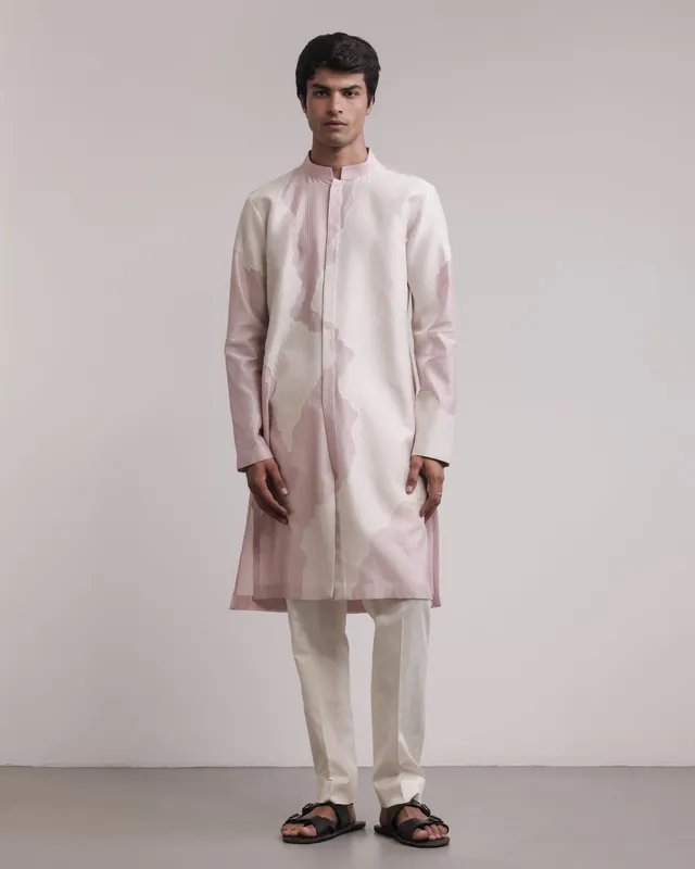 COUNTRYMADE Kurtas Torn Canvas Appliqué Kurta Set kurta XS-XXL 2 pièces brodé
