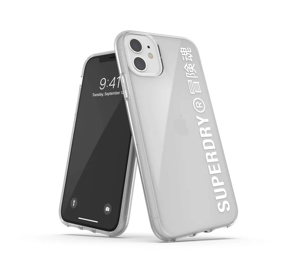 Superdry Coques de Protection coque iPhone 11 transparente blanche