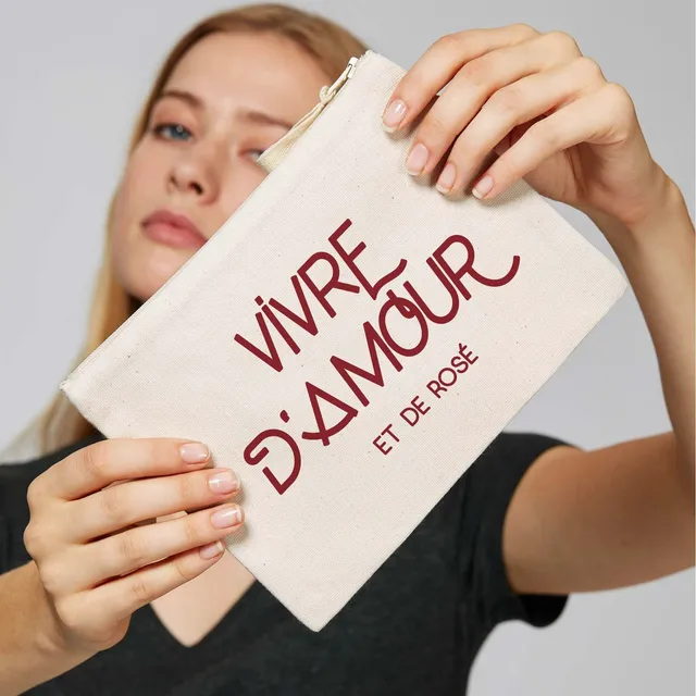 Juste Un T-shirt Pochettes Vivre d'amour pochette